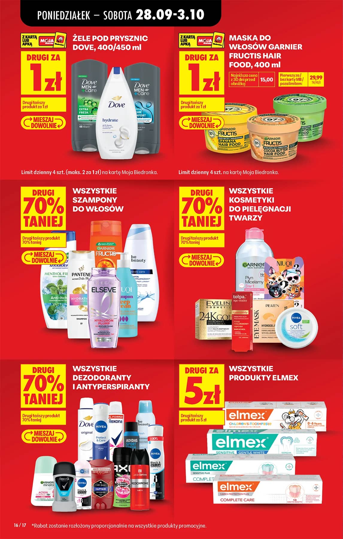 Biedronka - Codziennie niskie ceny P - oferta od 28.09 18 puslapis