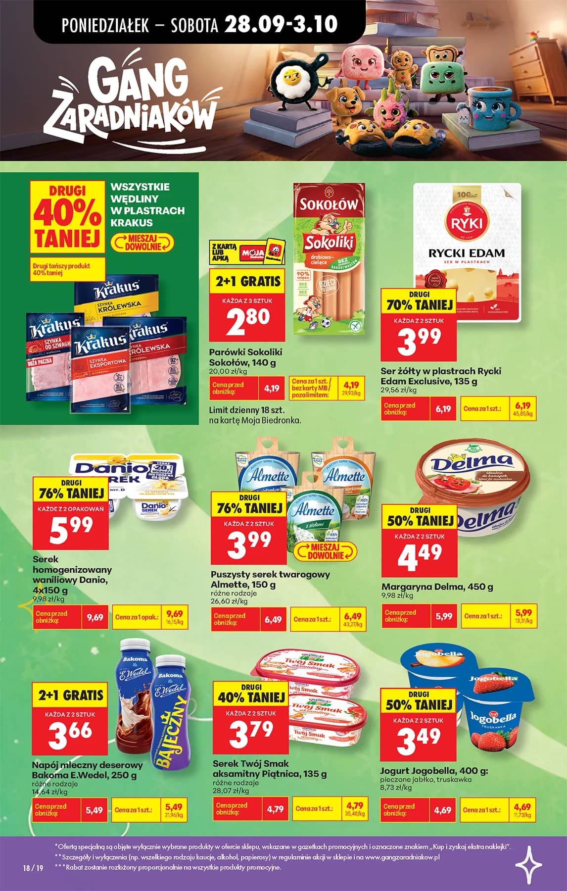 Biedronka - Codziennie niskie ceny P - oferta od 28.09 20 puslapis