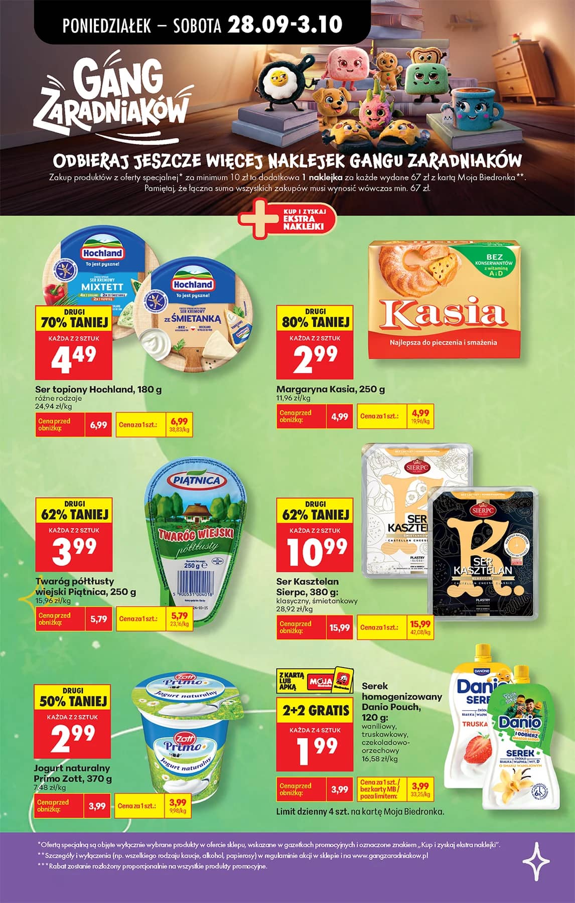 Biedronka - Codziennie niskie ceny P - oferta od 28.09 25 puslapis