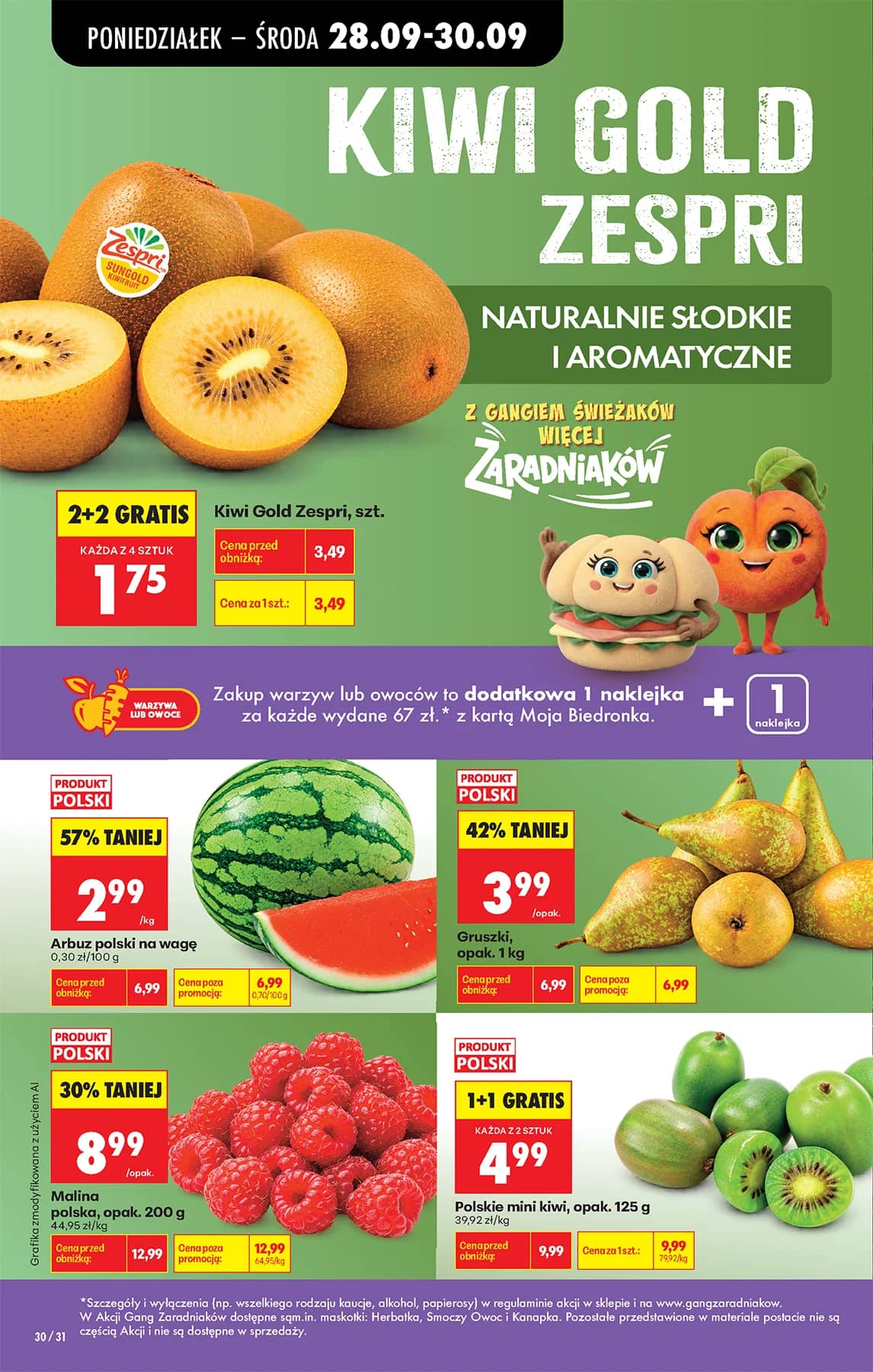 Biedronka - Codziennie niskie ceny P - oferta od 28.09 36 puslapis