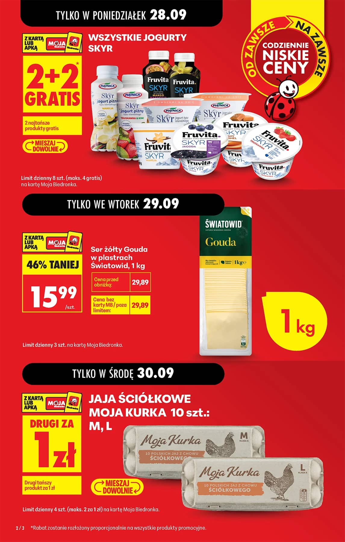 Biedronka - Codziennie niskie ceny P - oferta od 28.09 4 puslapis