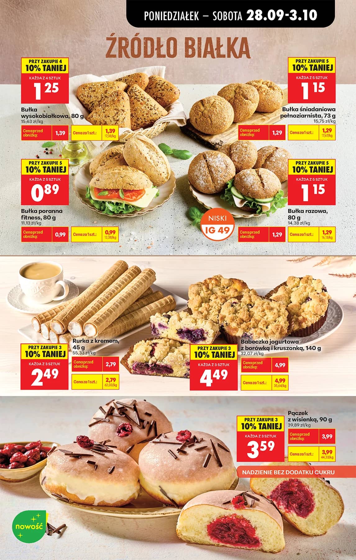 Biedronka - Codziennie niskie ceny P - oferta od 28.09 45 puslapis
