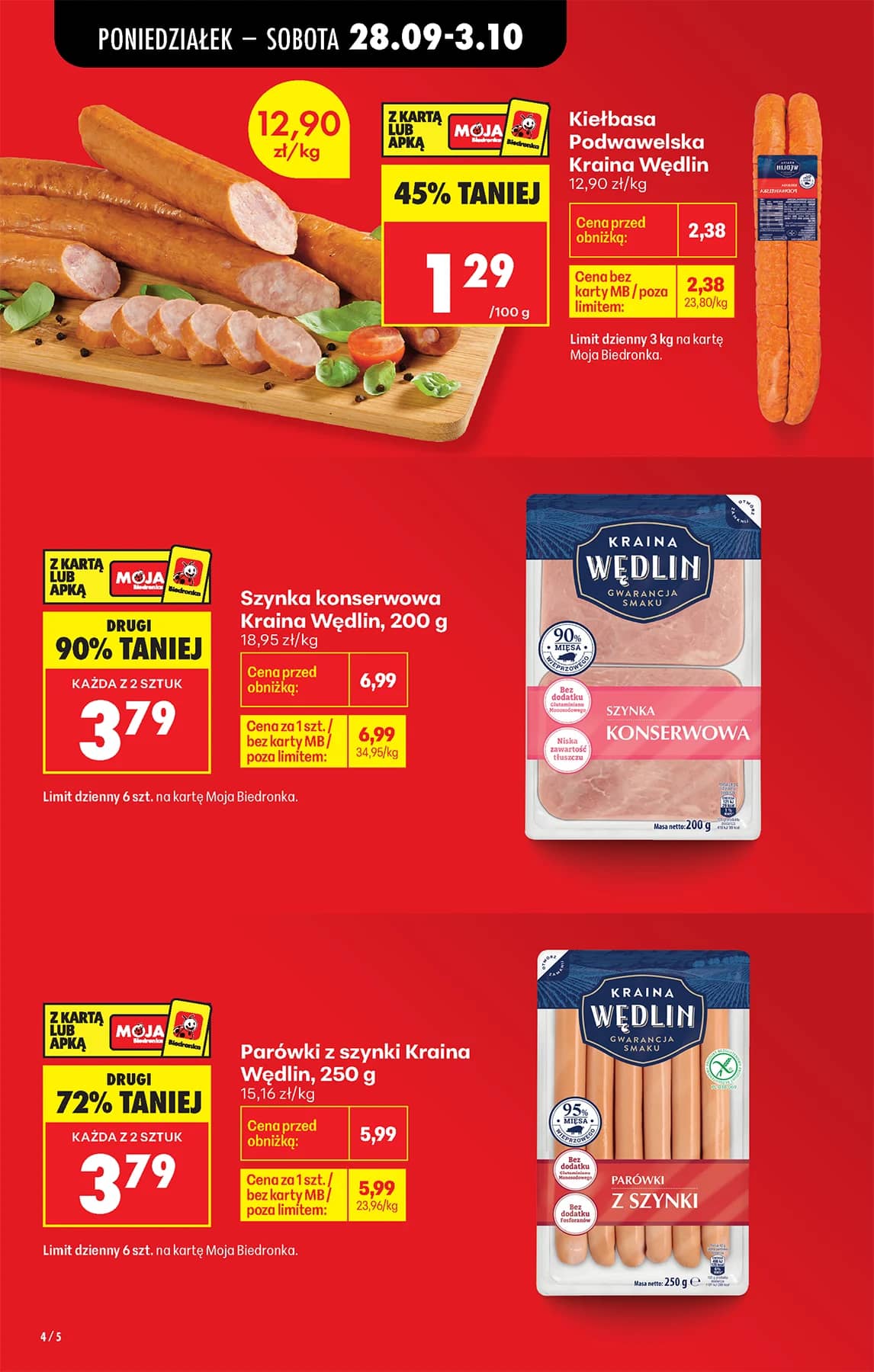 Biedronka - Codziennie niskie ceny P - oferta od 28.09 6 puslapis