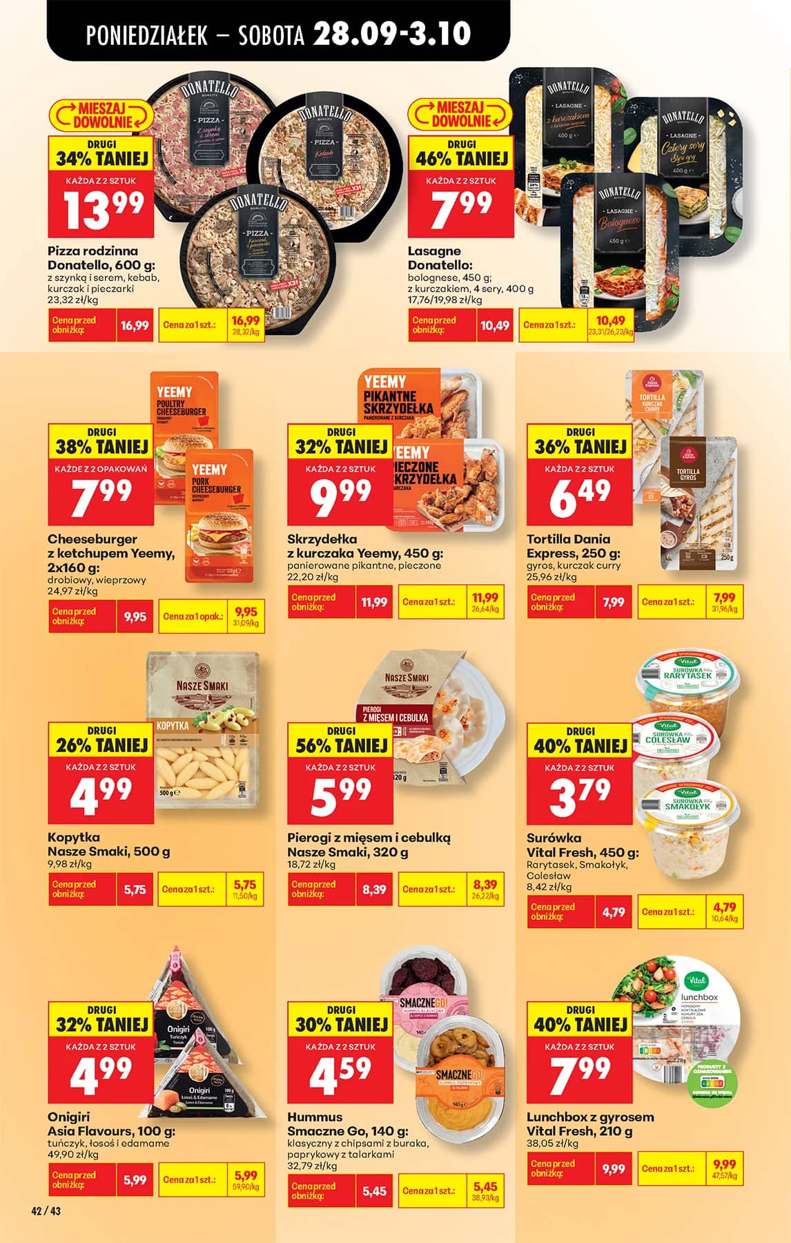 Biedronka - Codziennie niskie ceny P - oferta od 28.09 66 puslapis