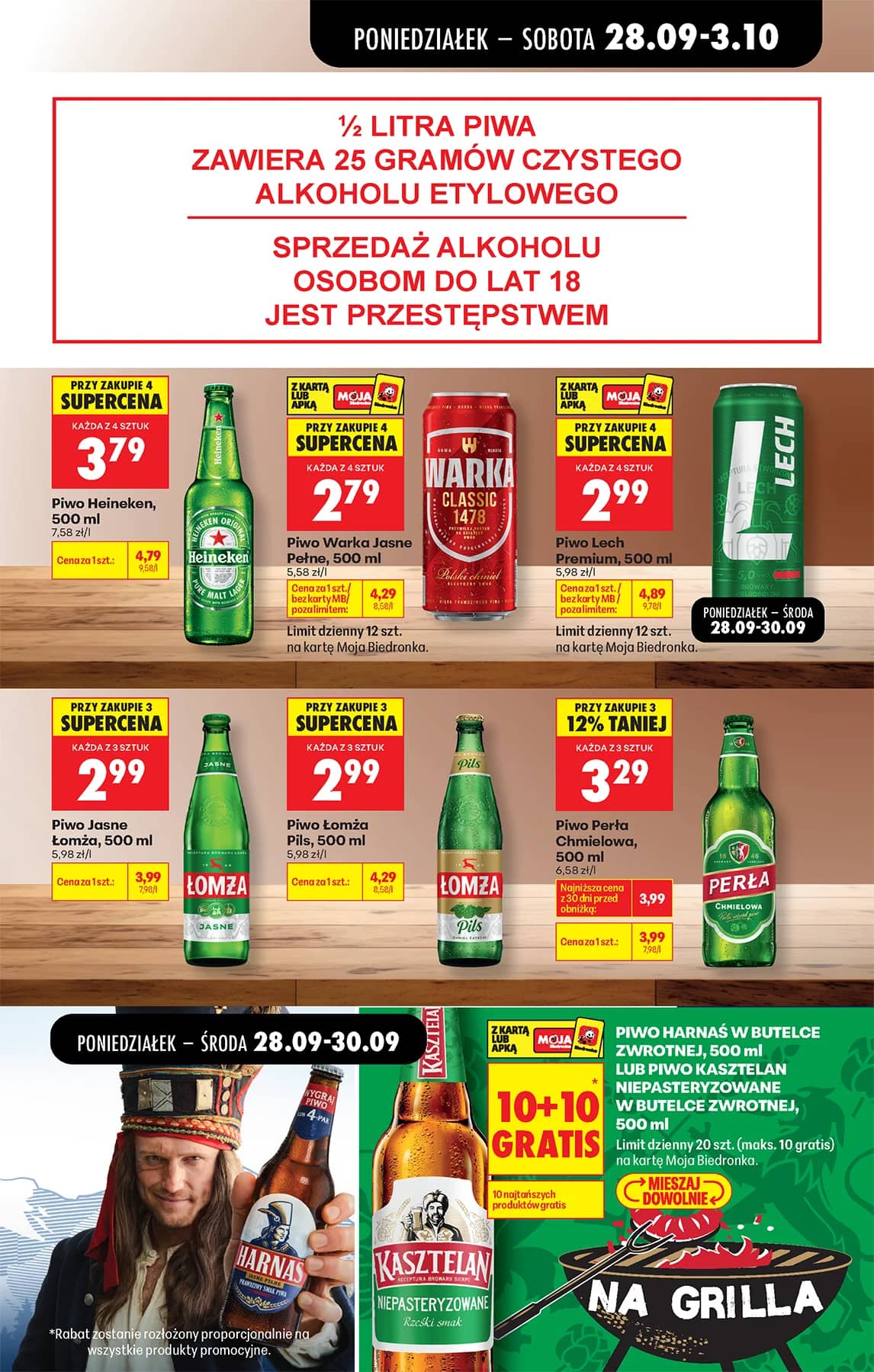 Biedronka - Codziennie niskie ceny P - oferta od 28.09 89 puslapis