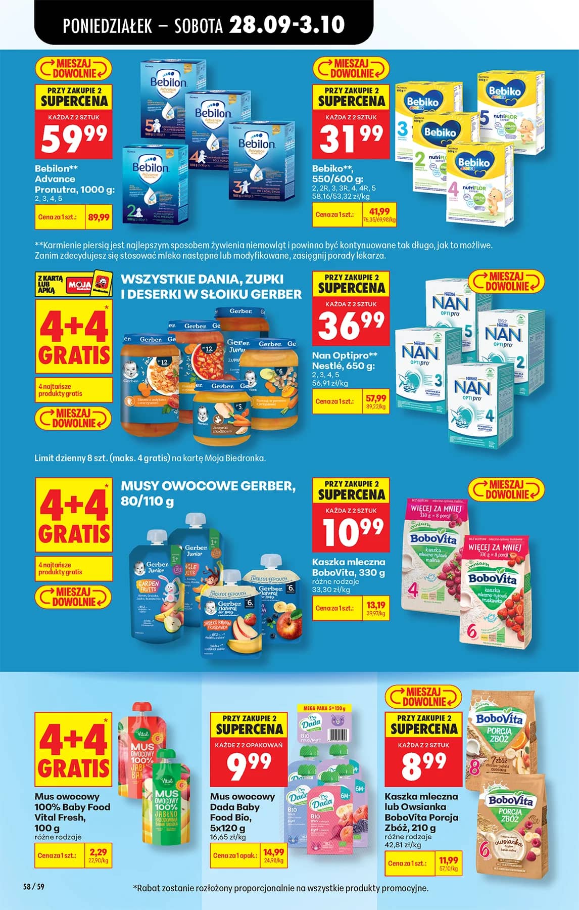Biedronka - Codziennie niskie ceny P - oferta od 28.09 94 puslapis