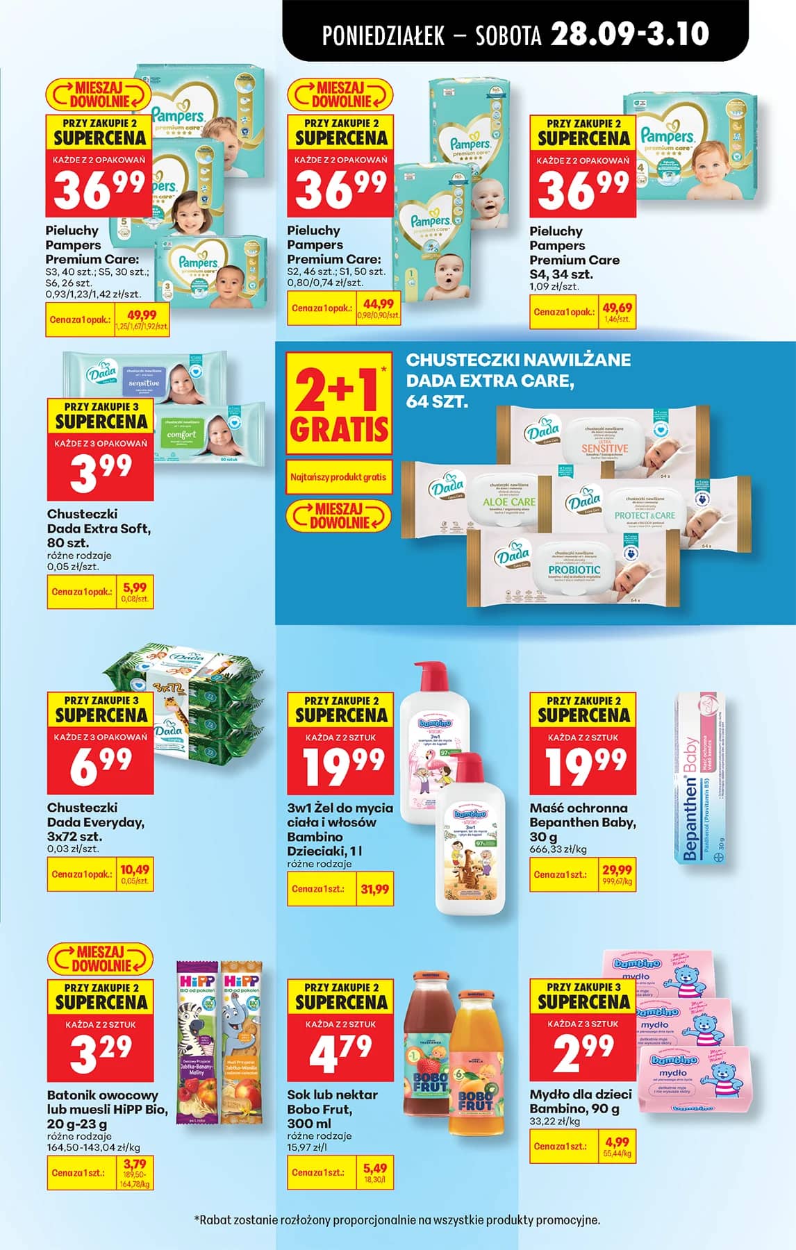 Biedronka - Codziennie niskie ceny P - oferta od 28.09 95 puslapis