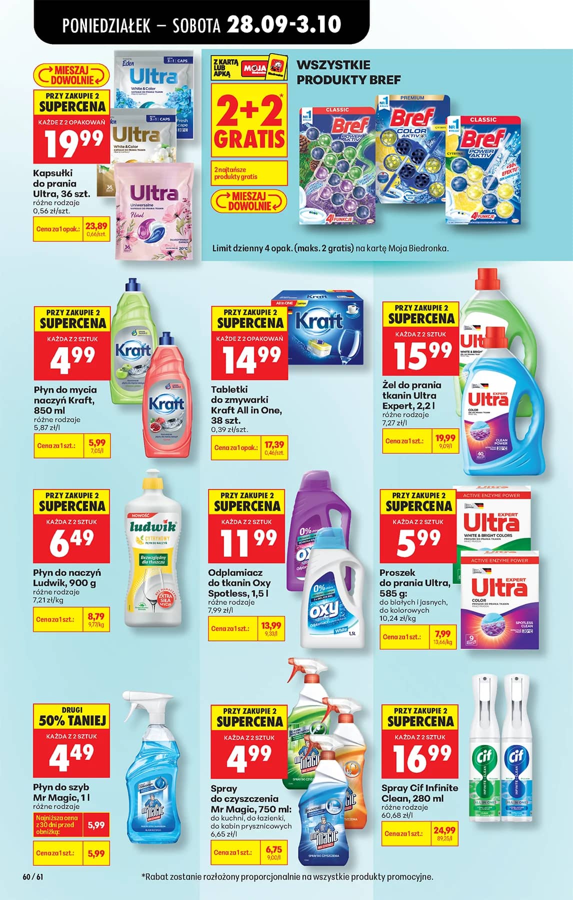 Biedronka - Codziennie niskie ceny P - oferta od 28.09 96 puslapis