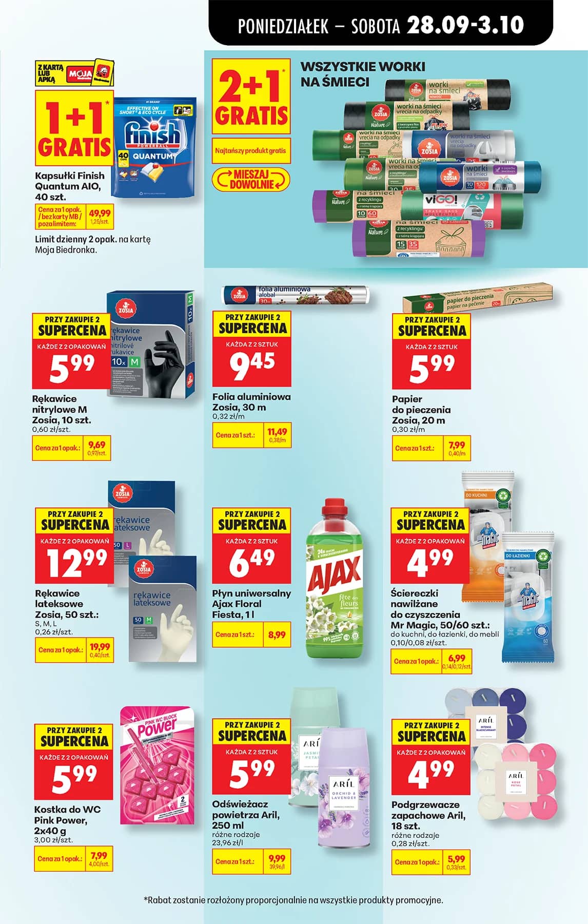 Biedronka - Codziennie niskie ceny P - oferta od 28.09 97 puslapis