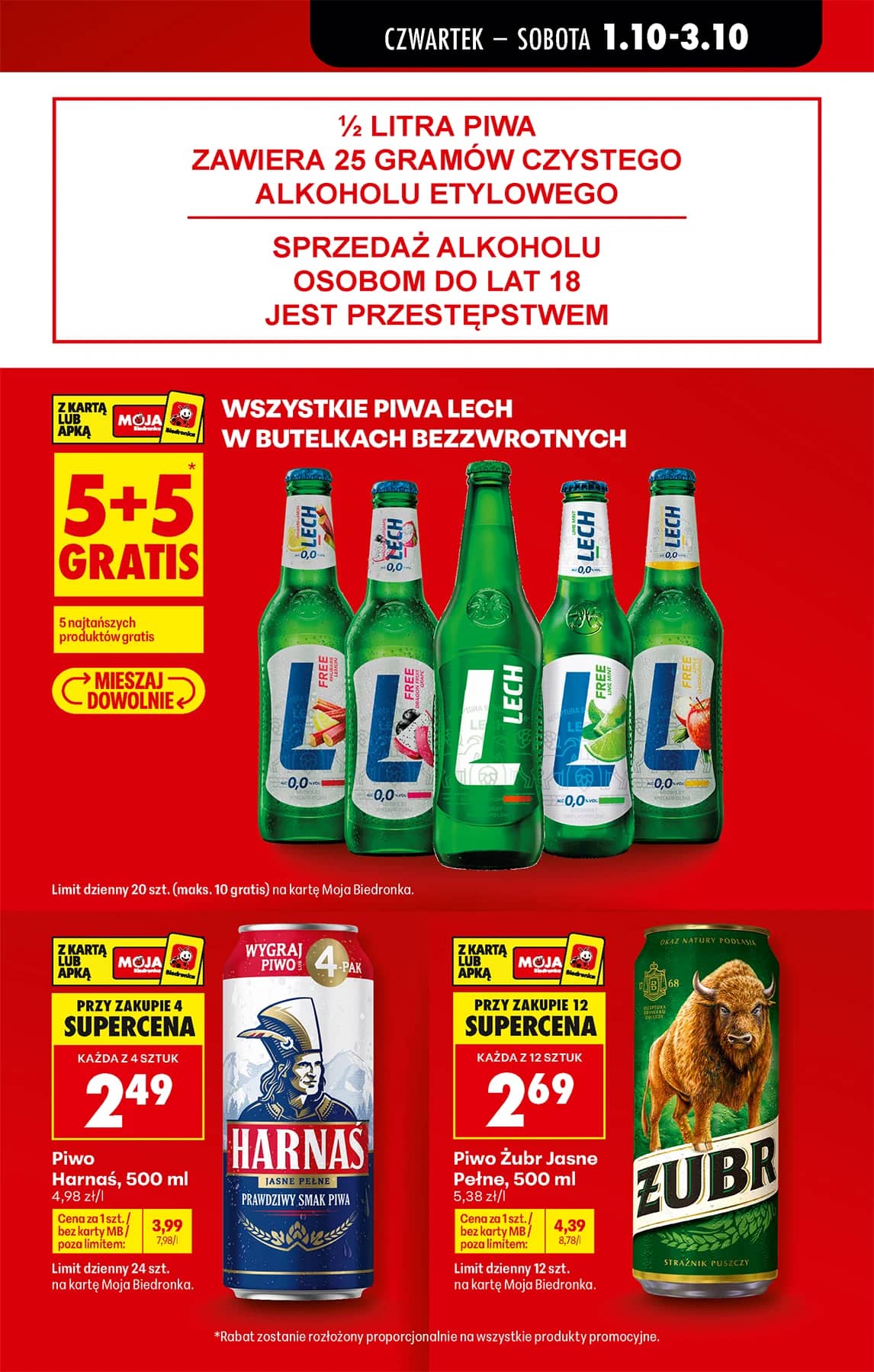 Biedronka - Codziennie niskie ceny P - oferta od 01.10 11 puslapis