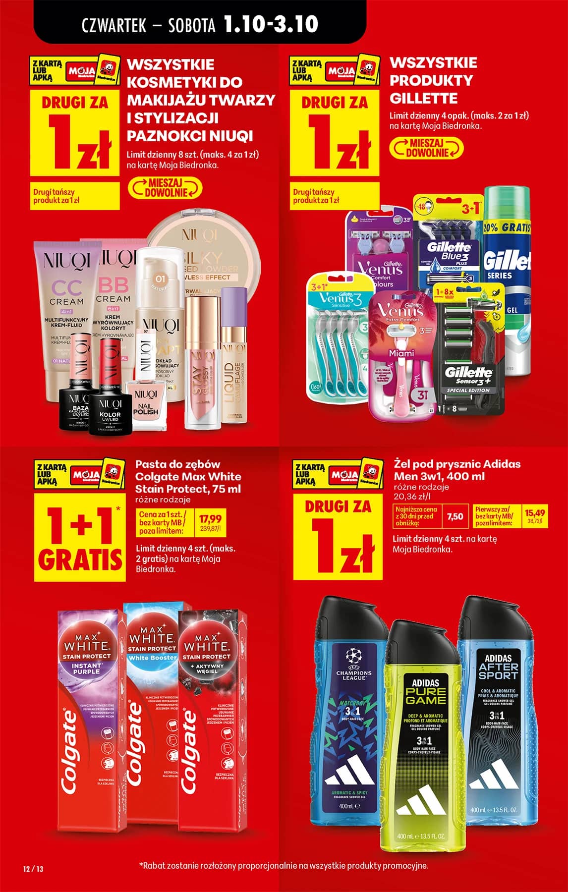 Biedronka - Codziennie niskie ceny P - oferta od 01.10 12 puslapis