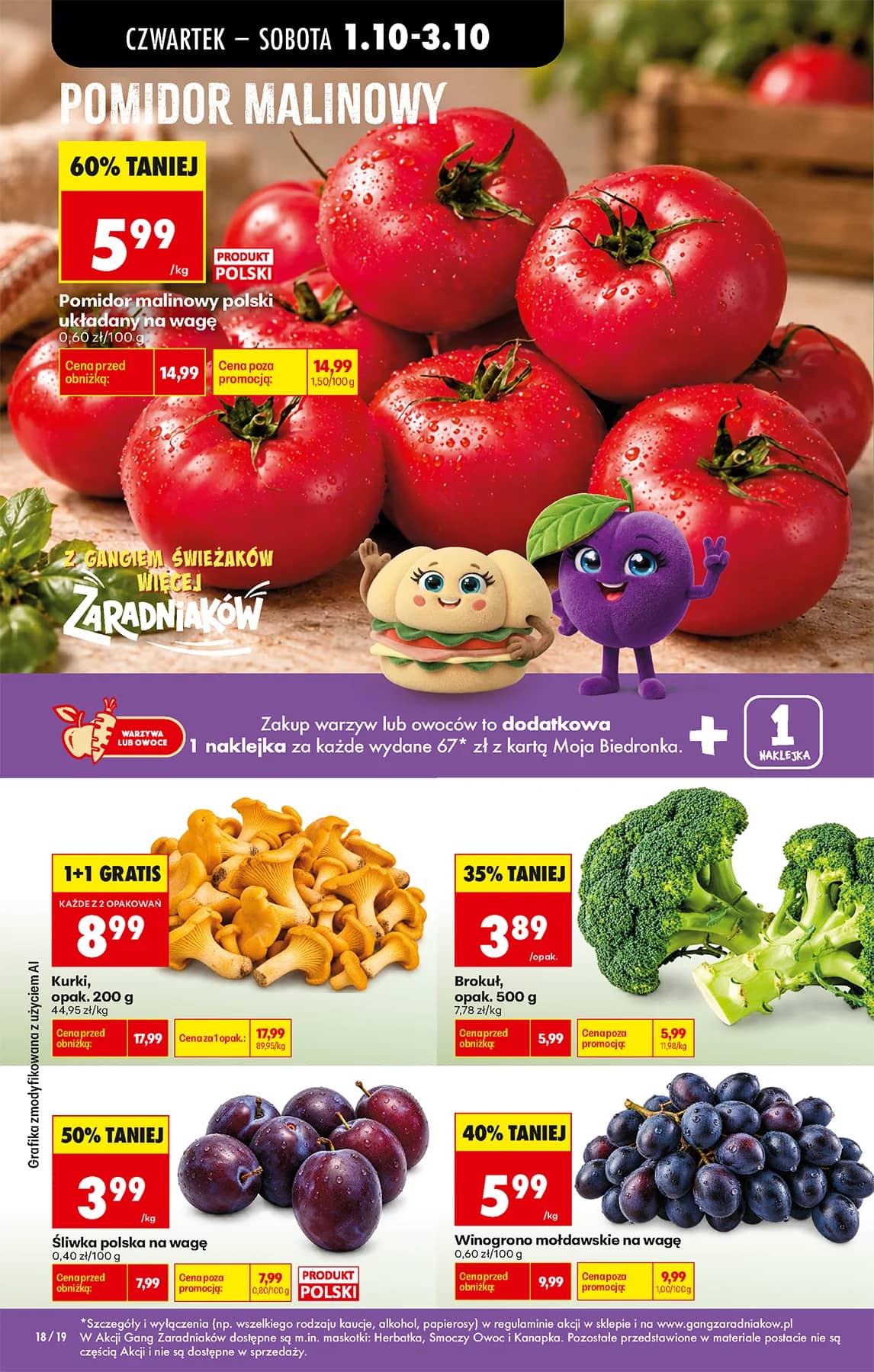 Biedronka - Codziennie niskie ceny P - oferta od 01.10 22 puslapis