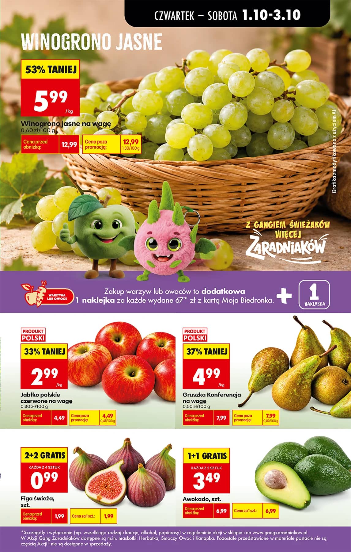 Biedronka - Codziennie niskie ceny P - oferta od 01.10 23 puslapis