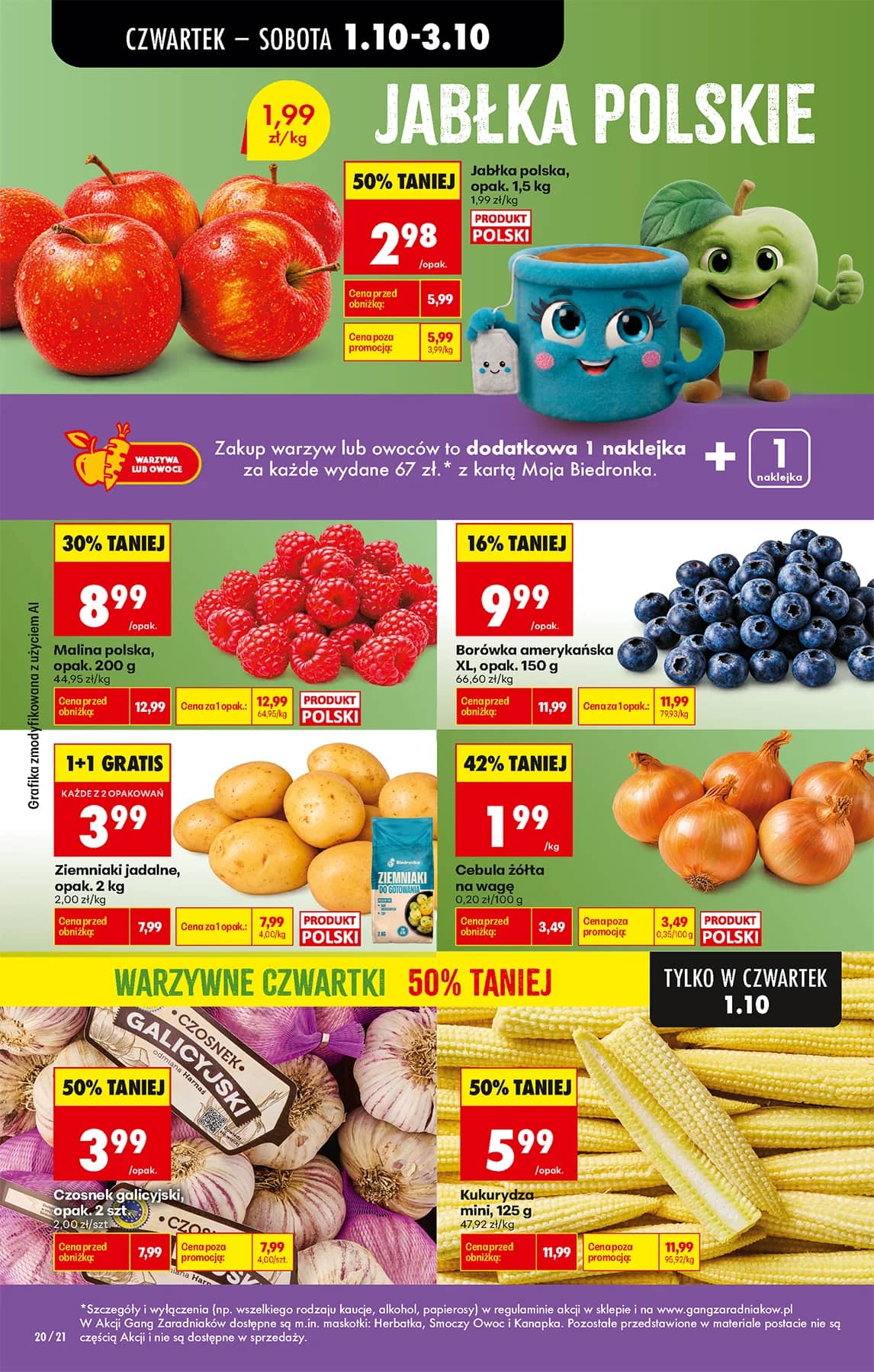 Biedronka - Codziennie niskie ceny P - oferta od 01.10 24 puslapis