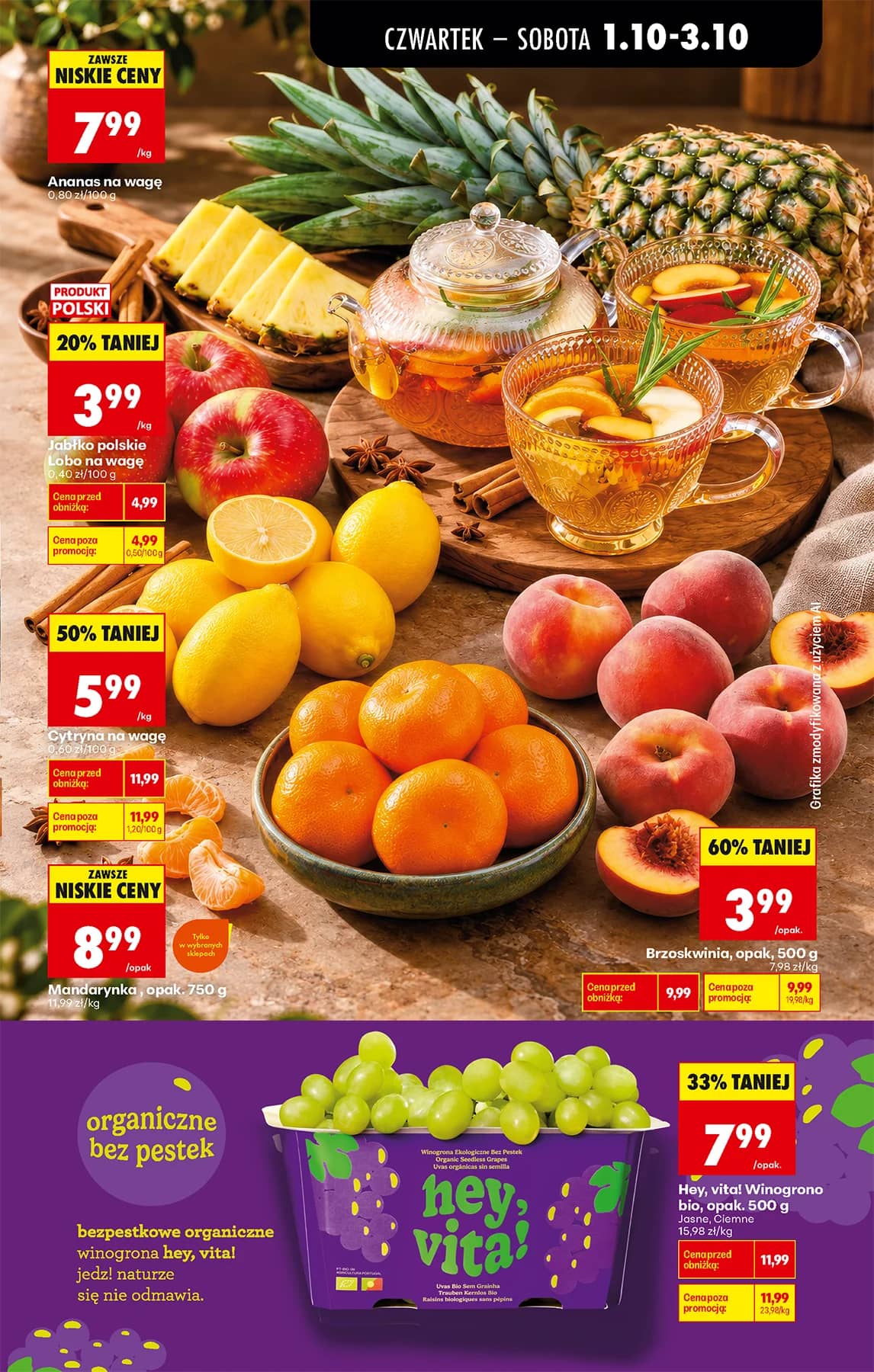 Biedronka - Codziennie niskie ceny P - oferta od 01.10 25 puslapis
