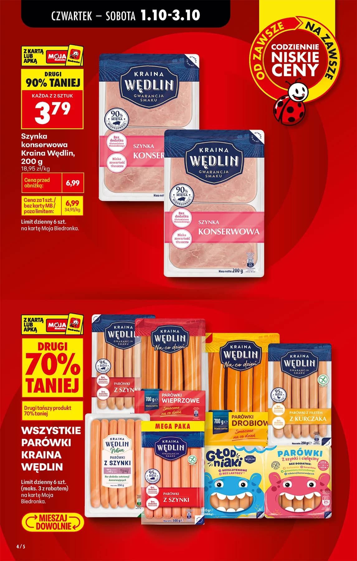 Biedronka - Codziennie niskie ceny P - oferta od 01.10 4 puslapis