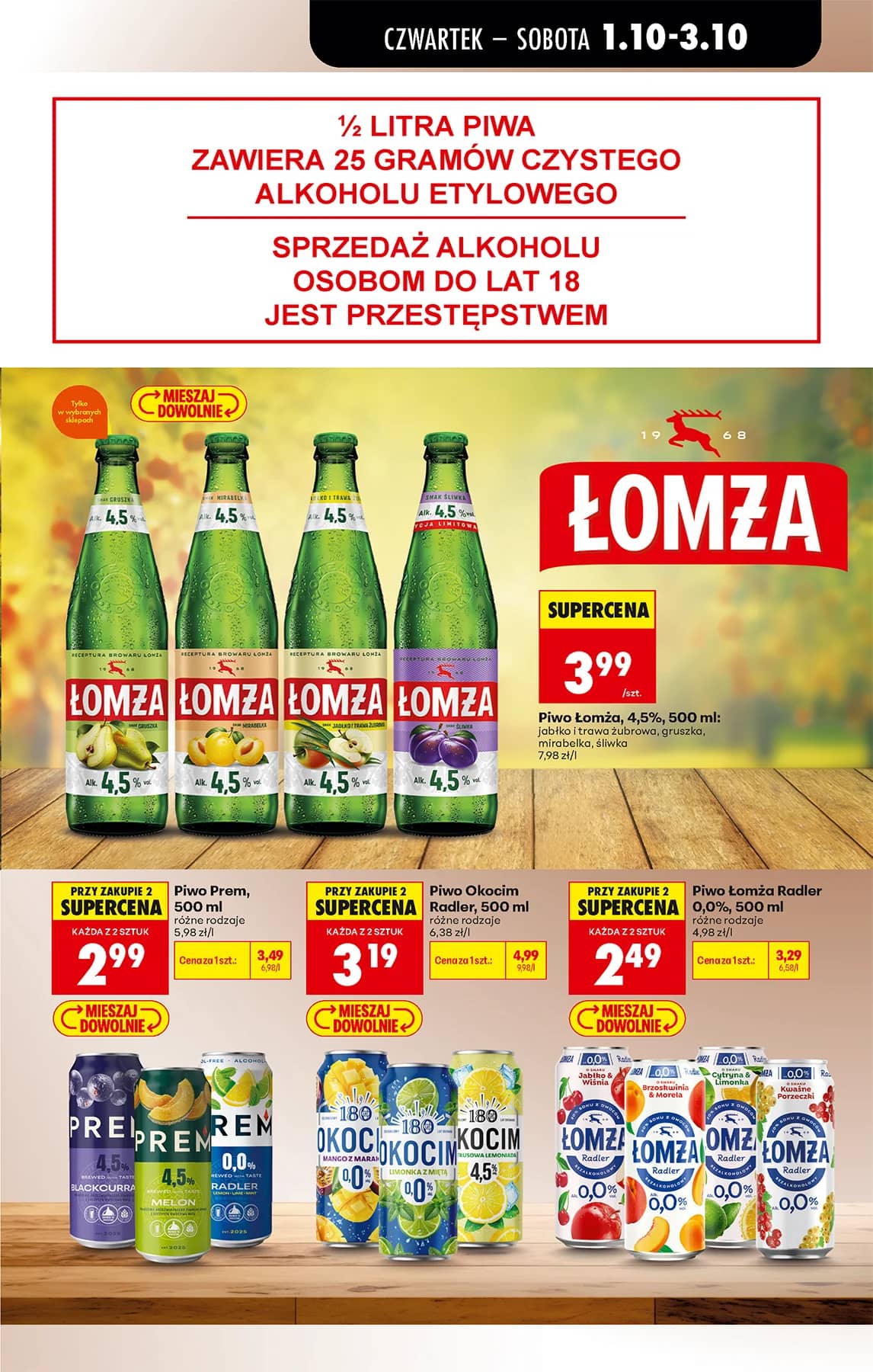 Biedronka - Codziennie niskie ceny P - oferta od 01.10 61 puslapis