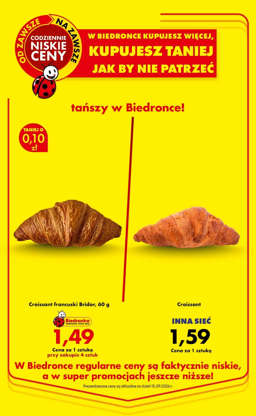 Biedronka - Codziennie niskie ceny P - oferta od 01.10 94 puslapis