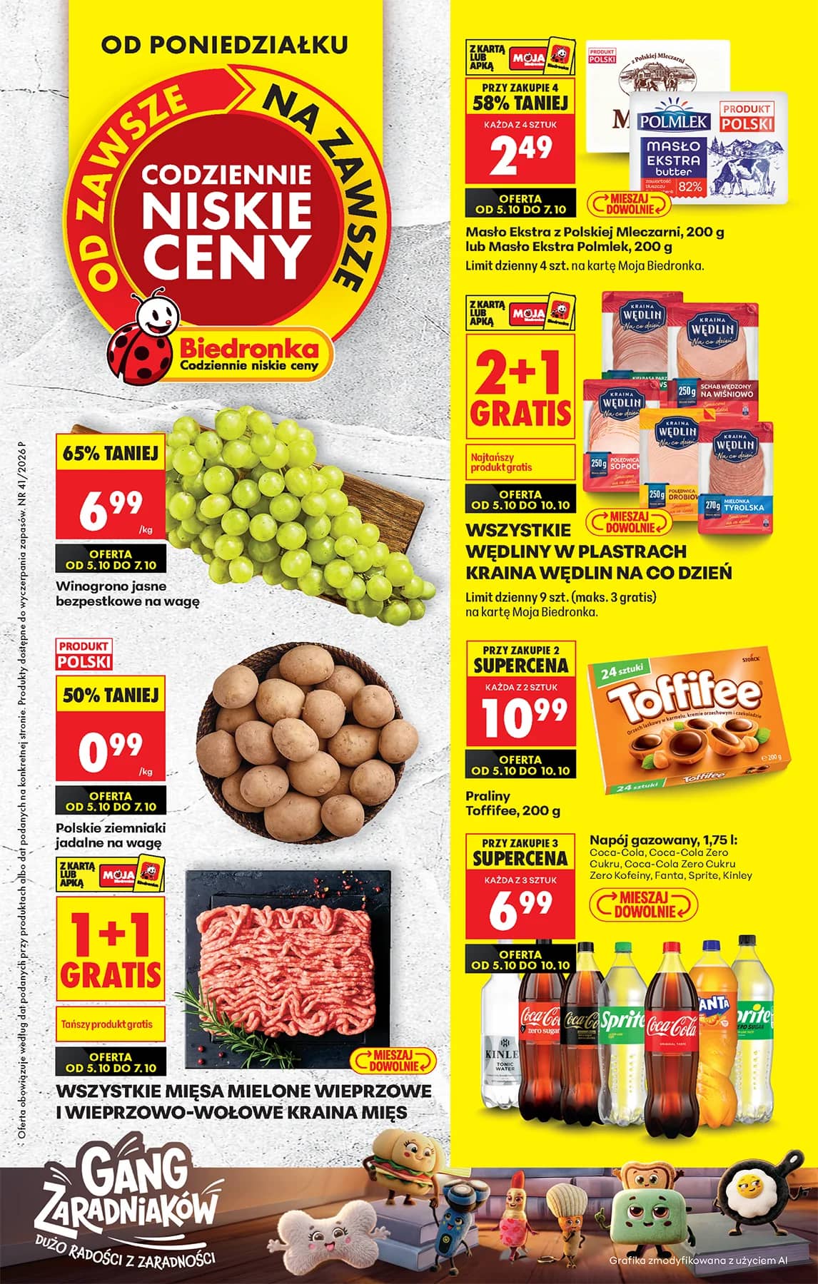 Biedronka - Codziennie niskie ceny P - oferta od 05.10 1 puslapis