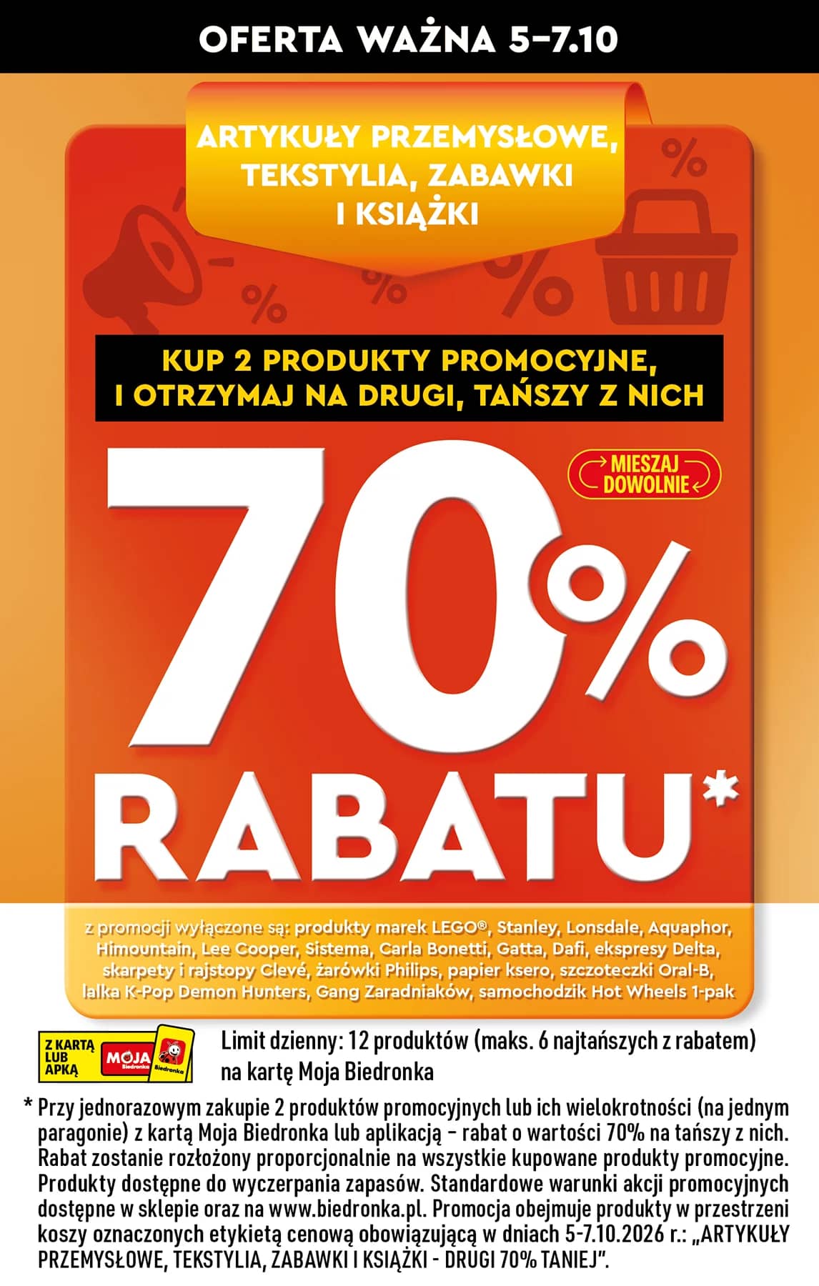 Biedronka - Codziennie niskie ceny P - oferta od 05.10 13 puslapis