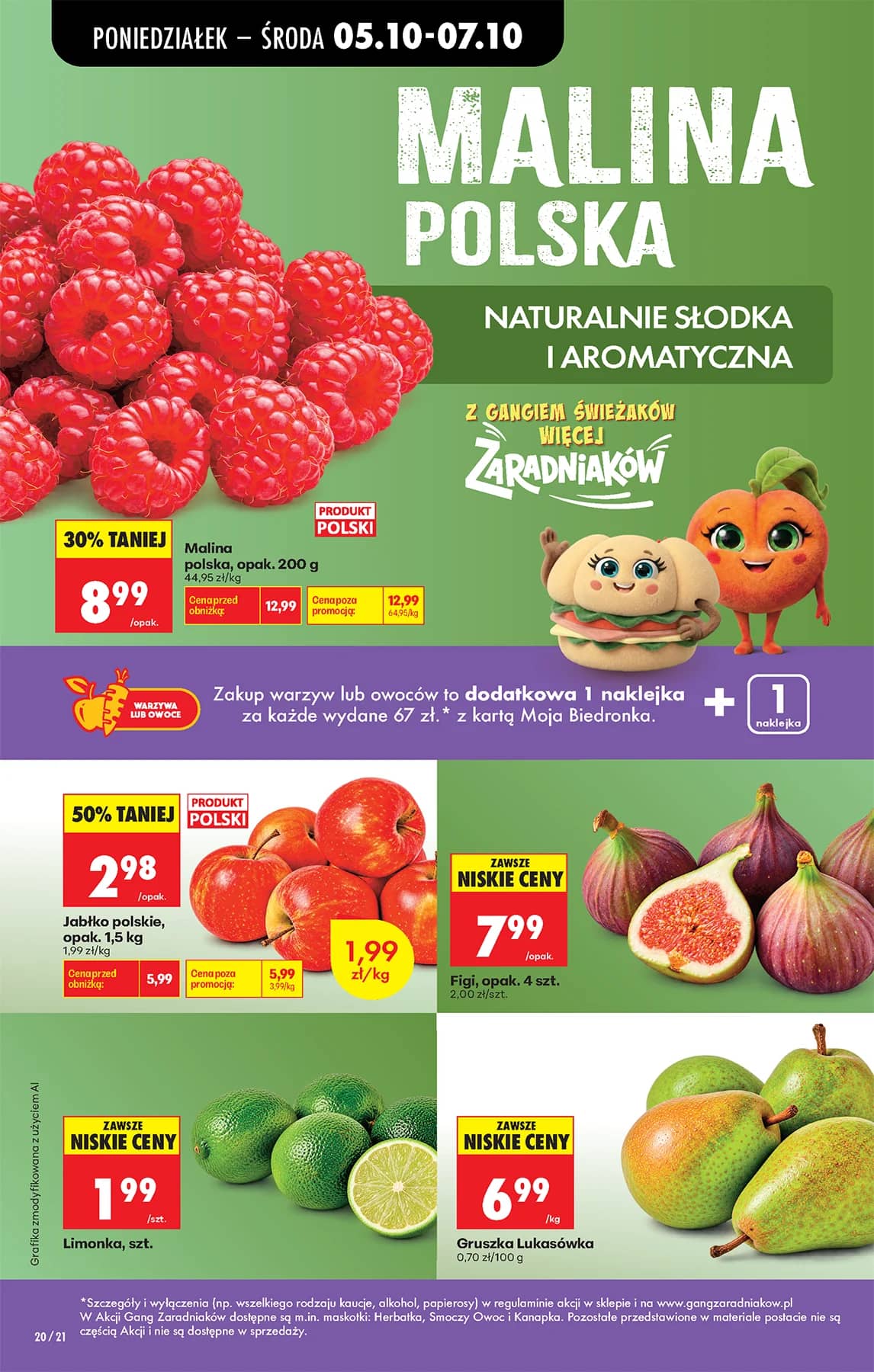 Biedronka - Codziennie niskie ceny P - oferta od 05.10 24 puslapis