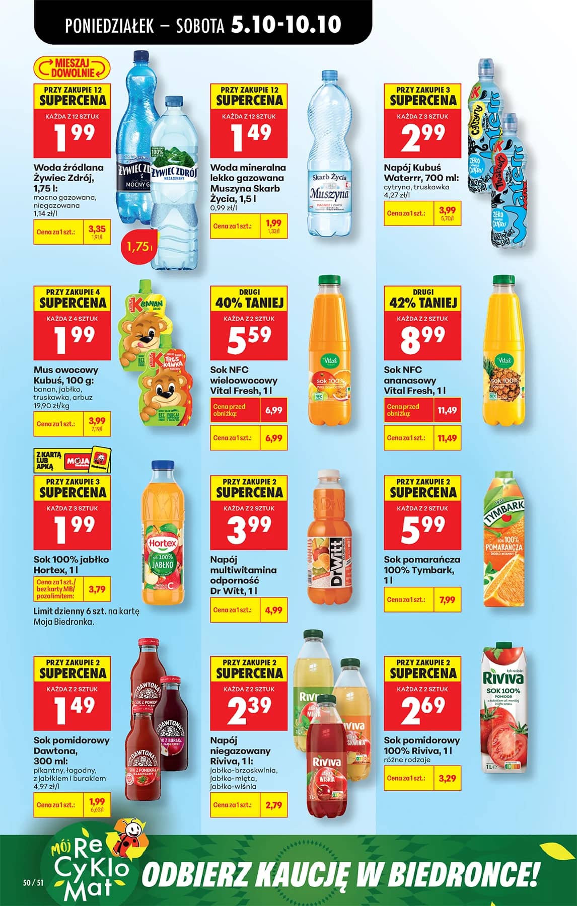 Biedronka - Codziennie niskie ceny P - oferta od 05.10 68 puslapis