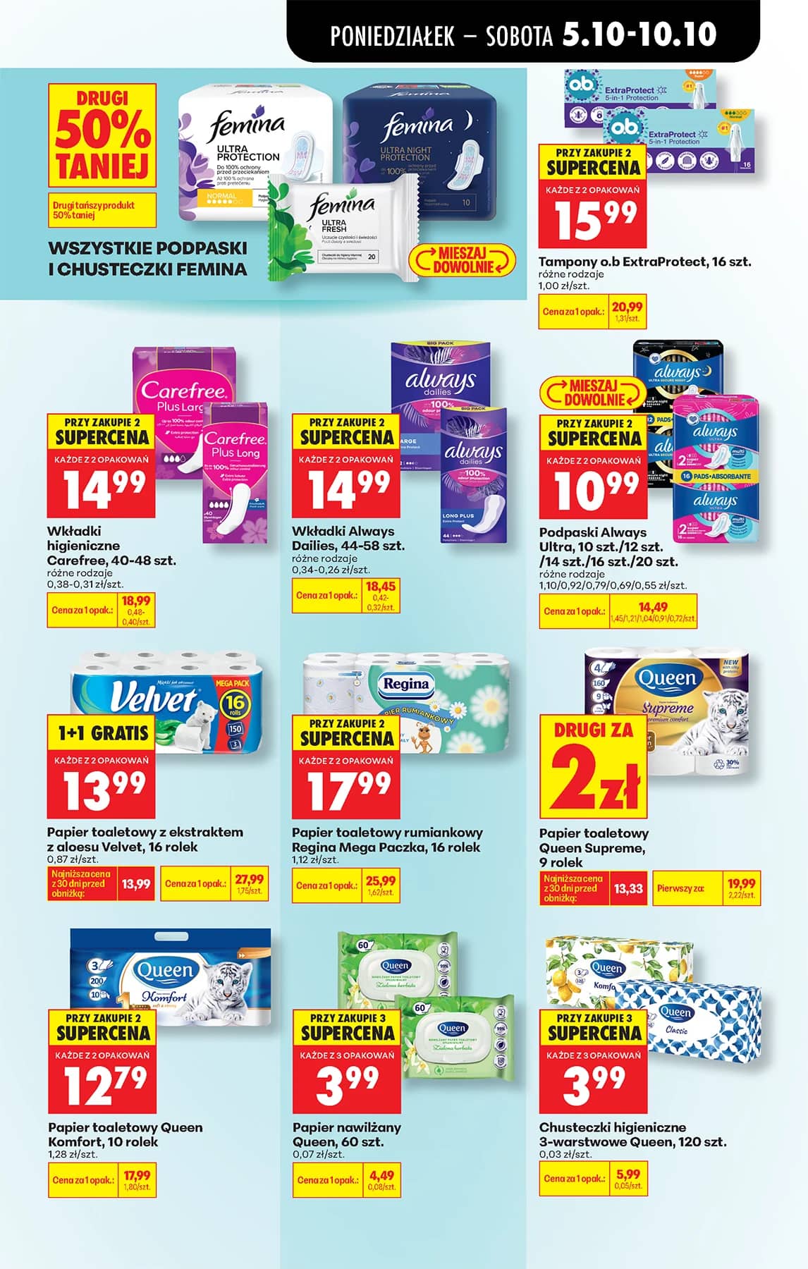 Biedronka - Codziennie niskie ceny P - oferta od 05.10 75 puslapis