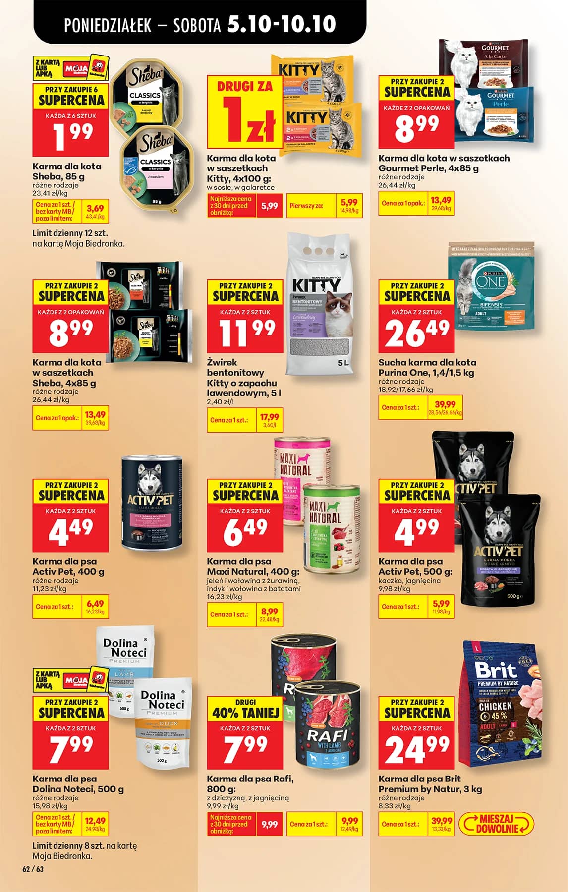 Biedronka - Codziennie niskie ceny P - oferta od 05.10 82 puslapis