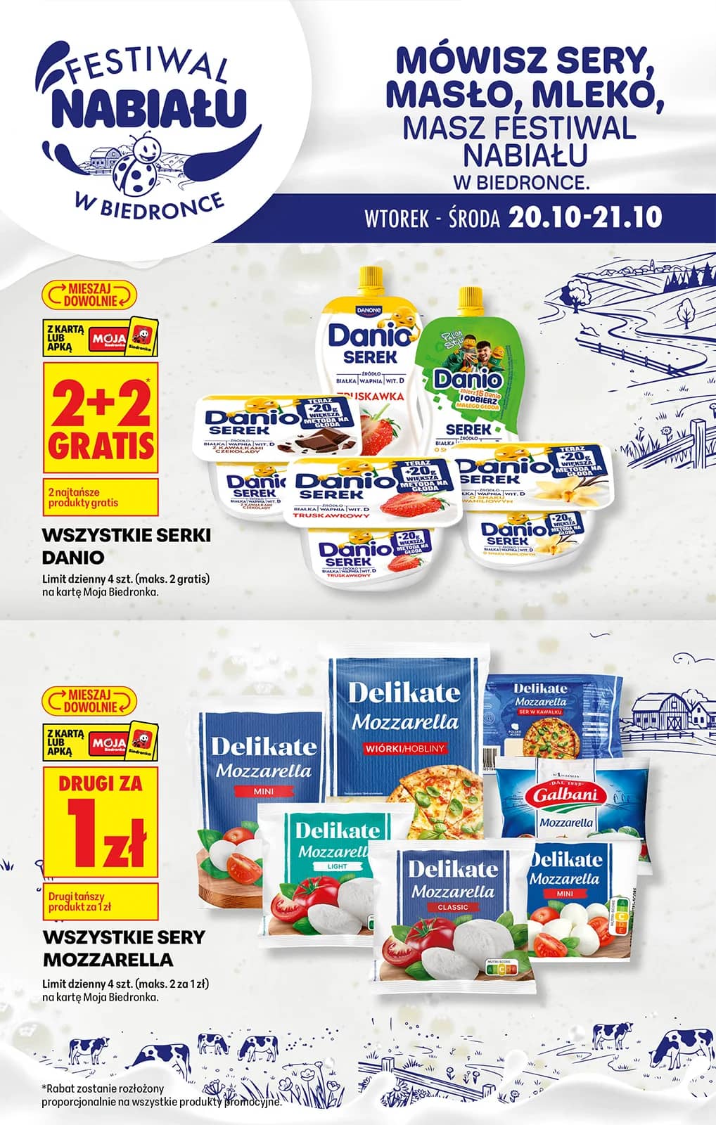 Biedronka - Festiwal nabiału - od 20.10 1 puslapis