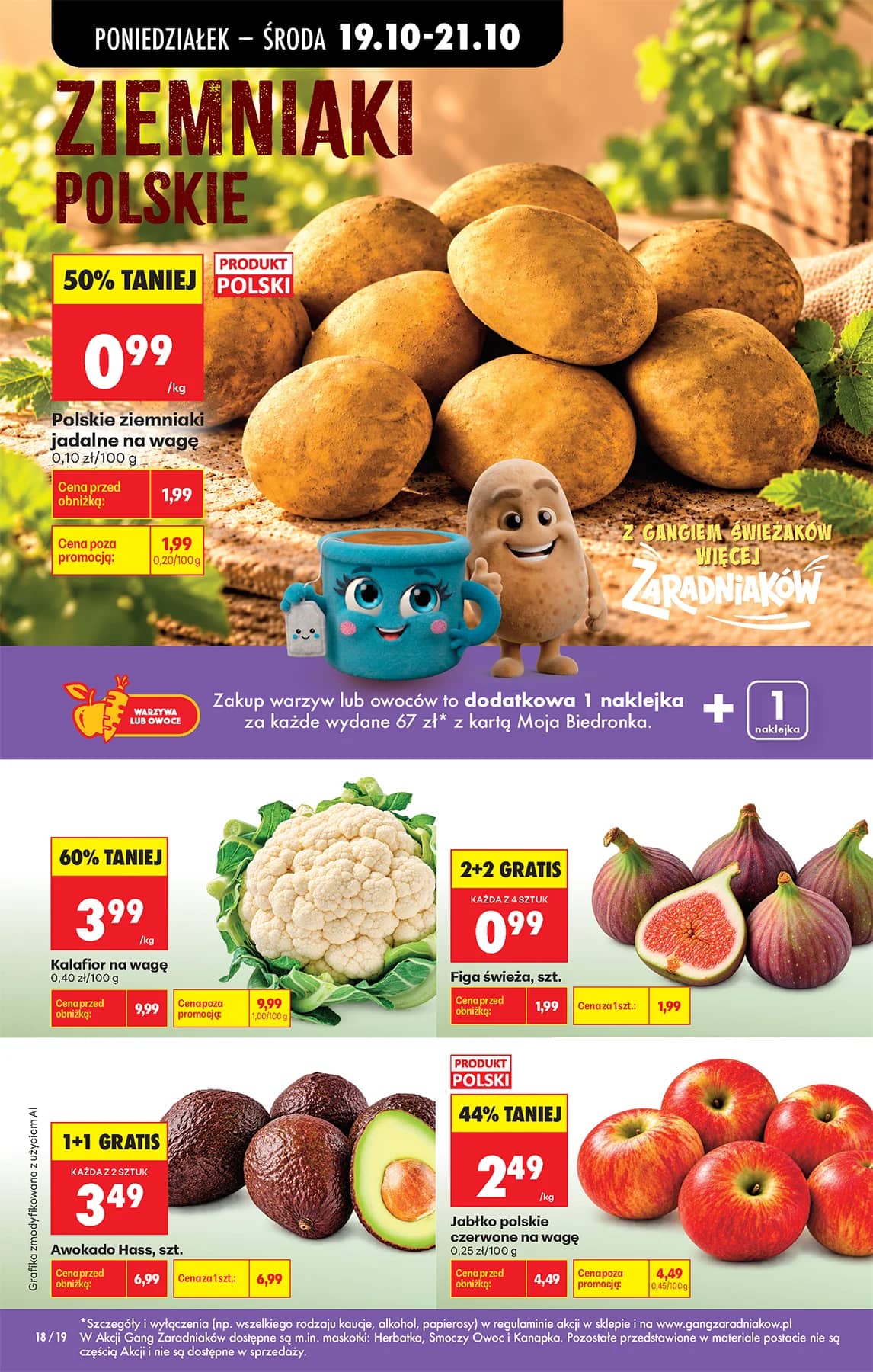 Biedronka - Codziennie niskie ceny P - oferta od 19.10 21 puslapis