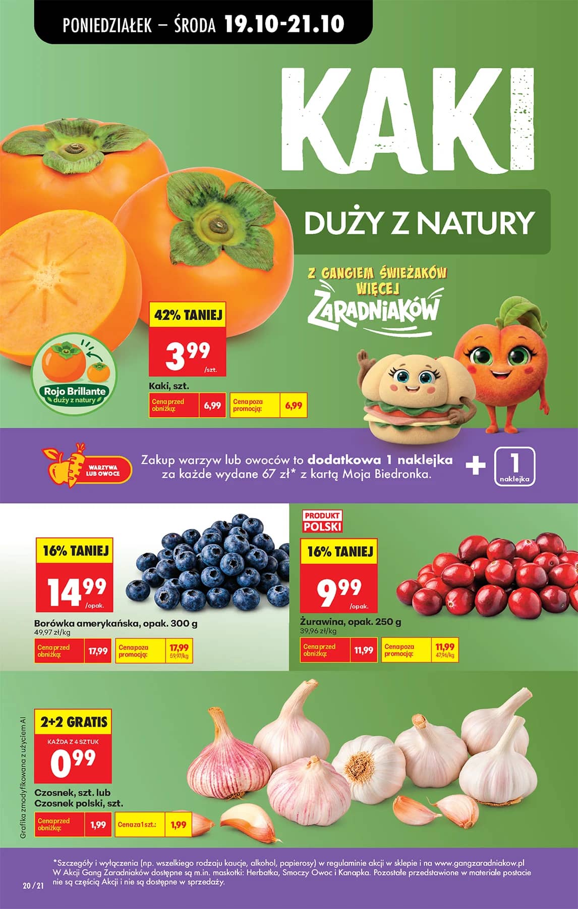 Biedronka - Codziennie niskie ceny P - oferta od 19.10 25 puslapis