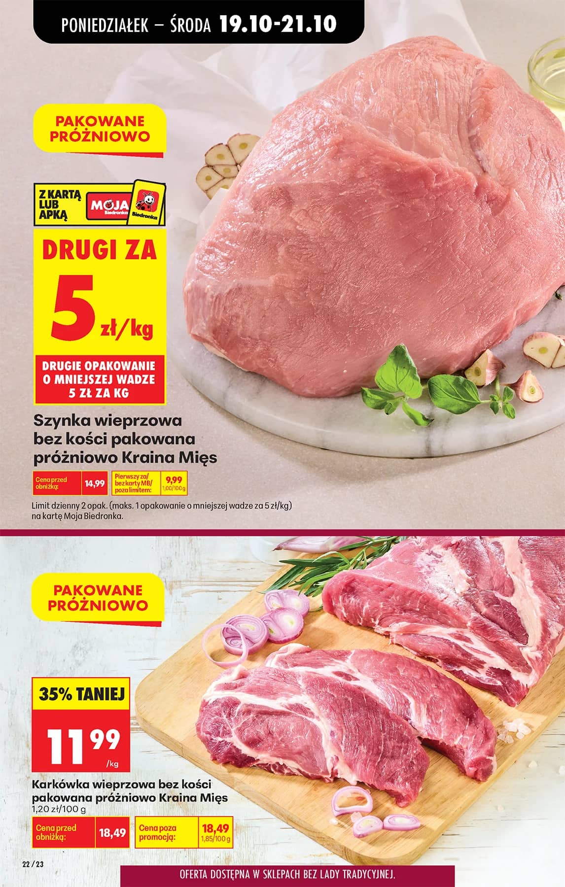 Biedronka - Codziennie niskie ceny P - oferta od 19.10 29 puslapis