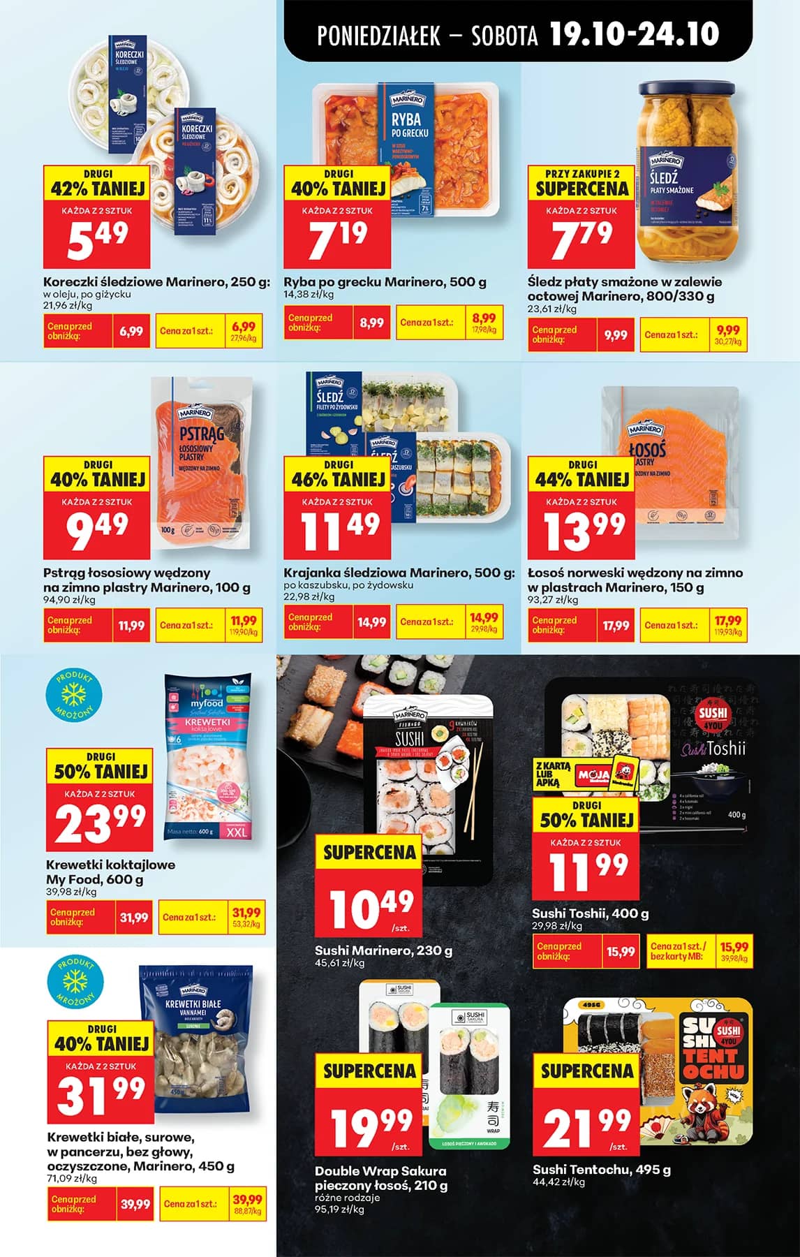 Biedronka - Codziennie niskie ceny P - oferta od 19.10 50 puslapis