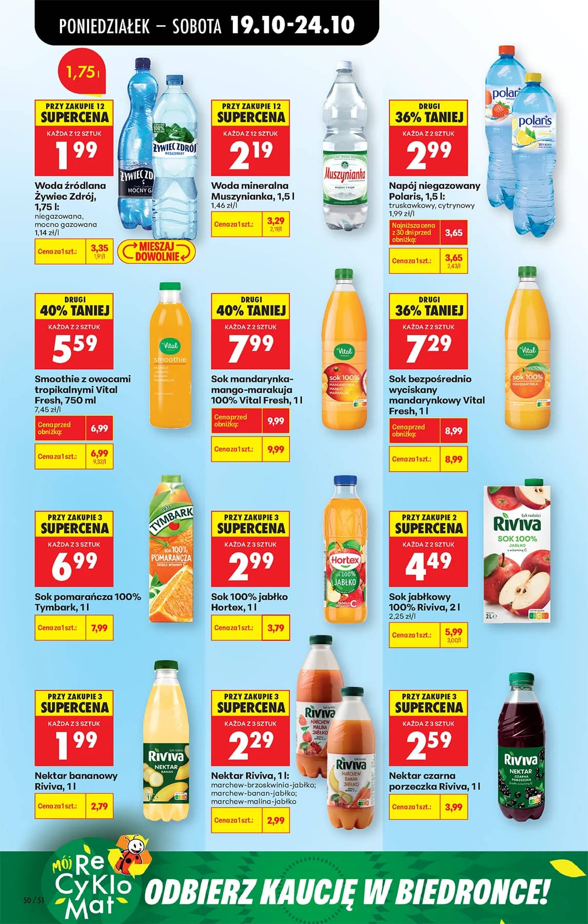 Biedronka - Codziennie niskie ceny P - oferta od 19.10 69 puslapis