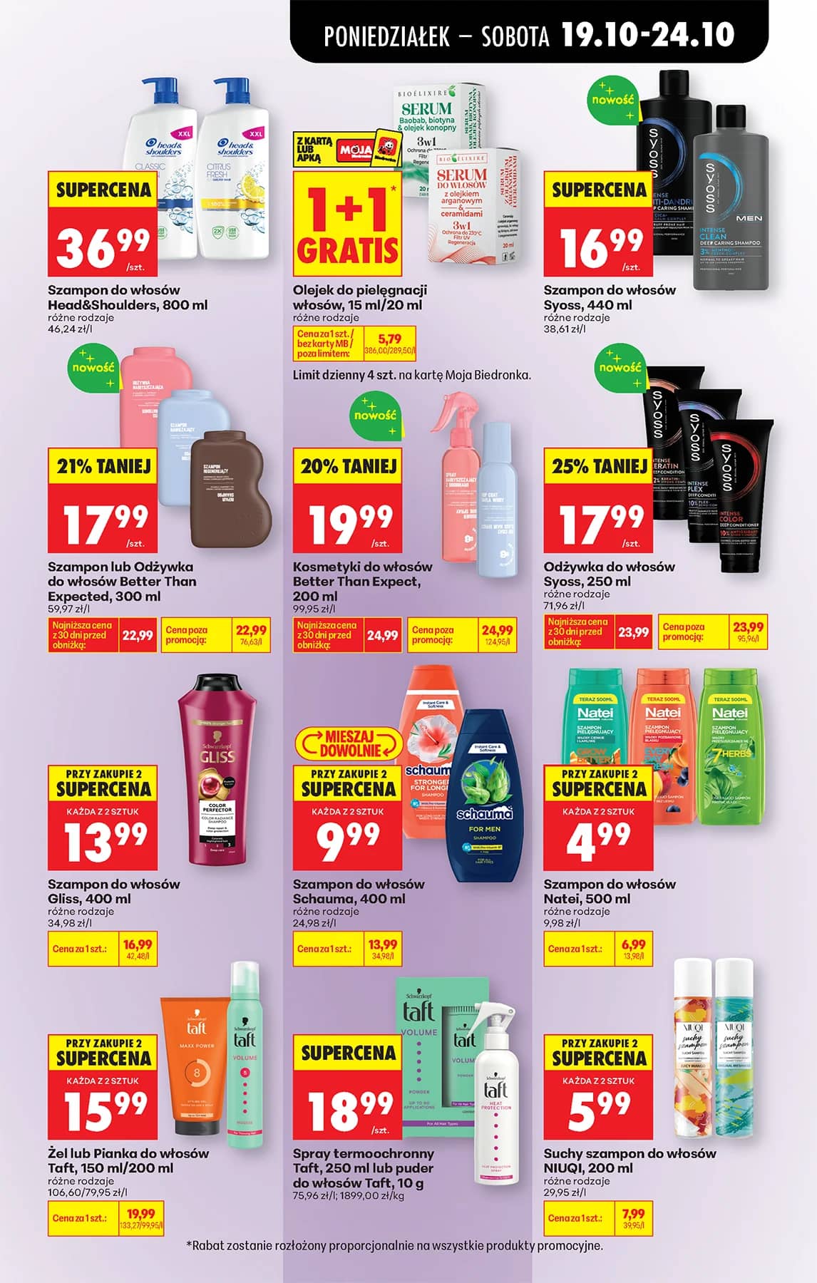 Biedronka - Codziennie niskie ceny P - oferta od 19.10 74 puslapis