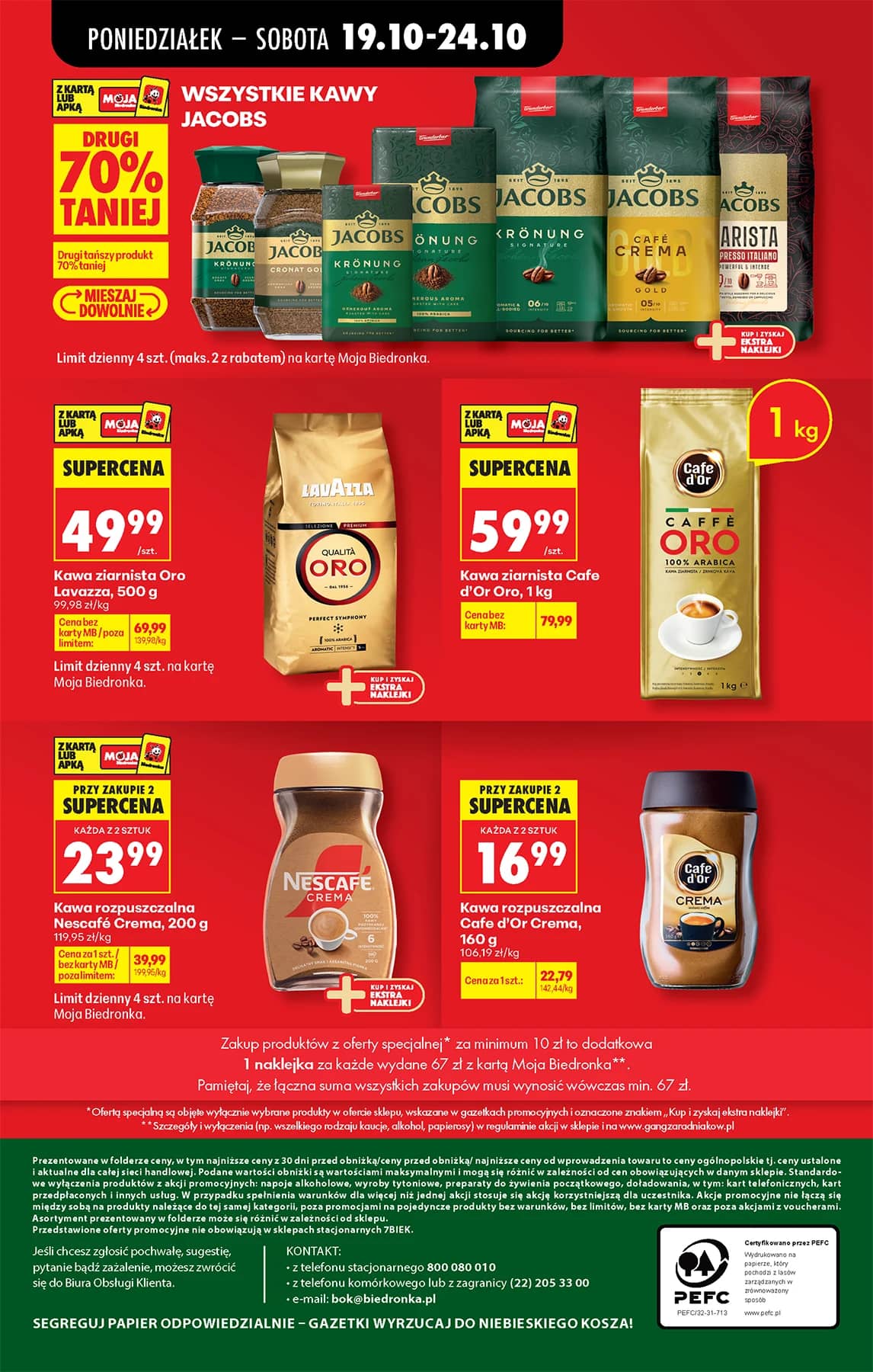 Biedronka - Codziennie niskie ceny P - oferta od 19.10 92 puslapis