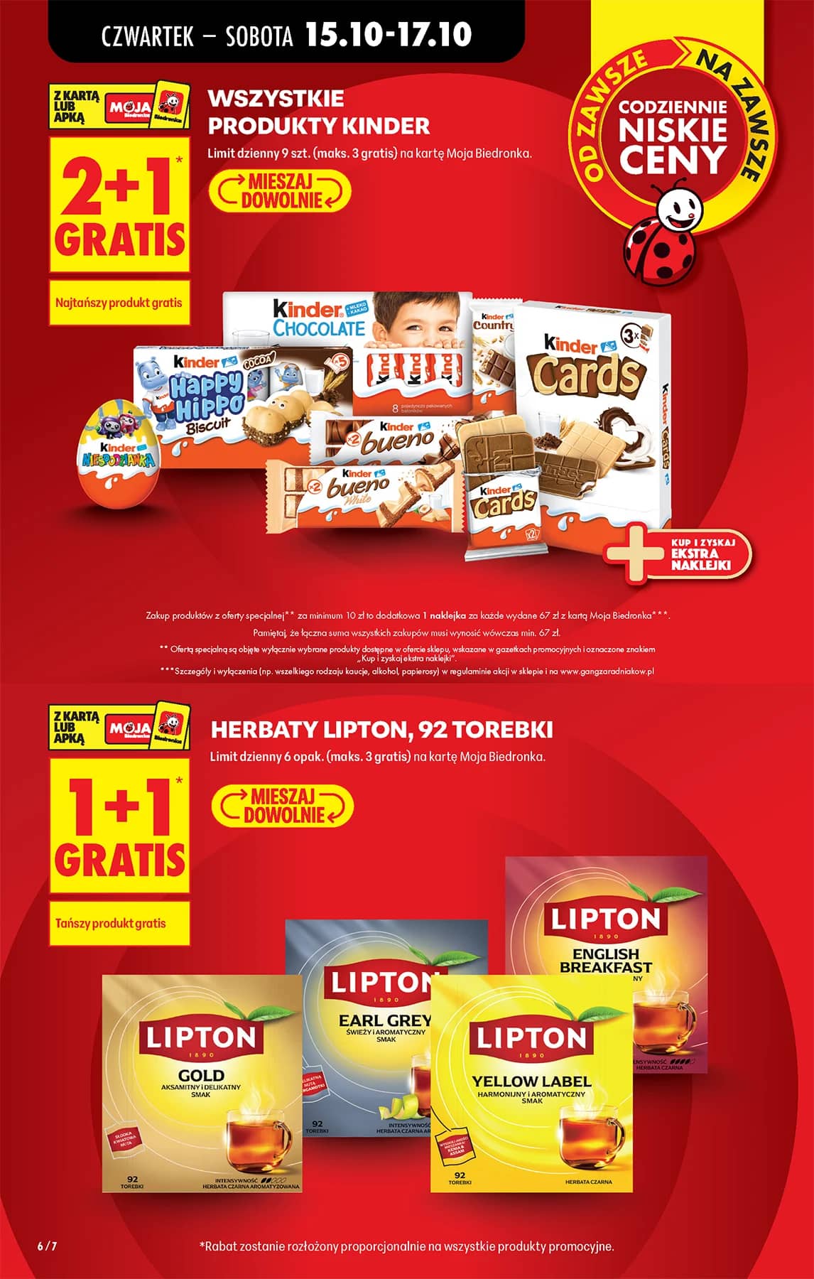 Biedronka - Codziennie niskie ceny P - oferta od 15.10 12 puslapis