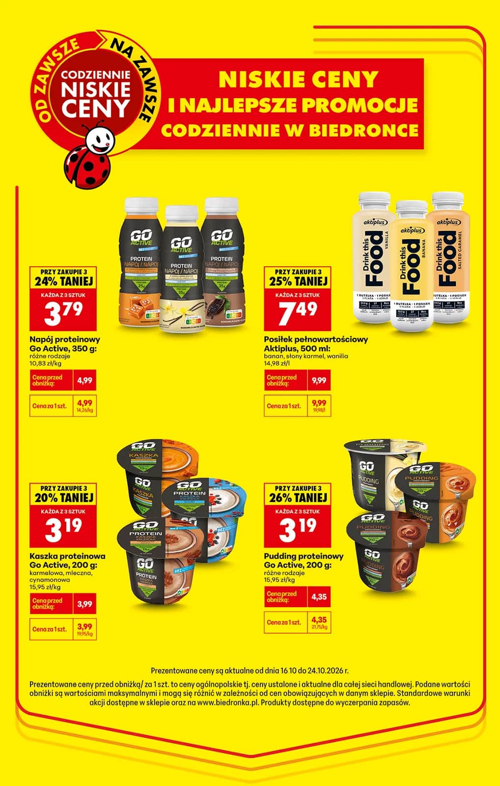 Biedronka - Codziennie niskie ceny P - oferta od 15.10 19 puslapis