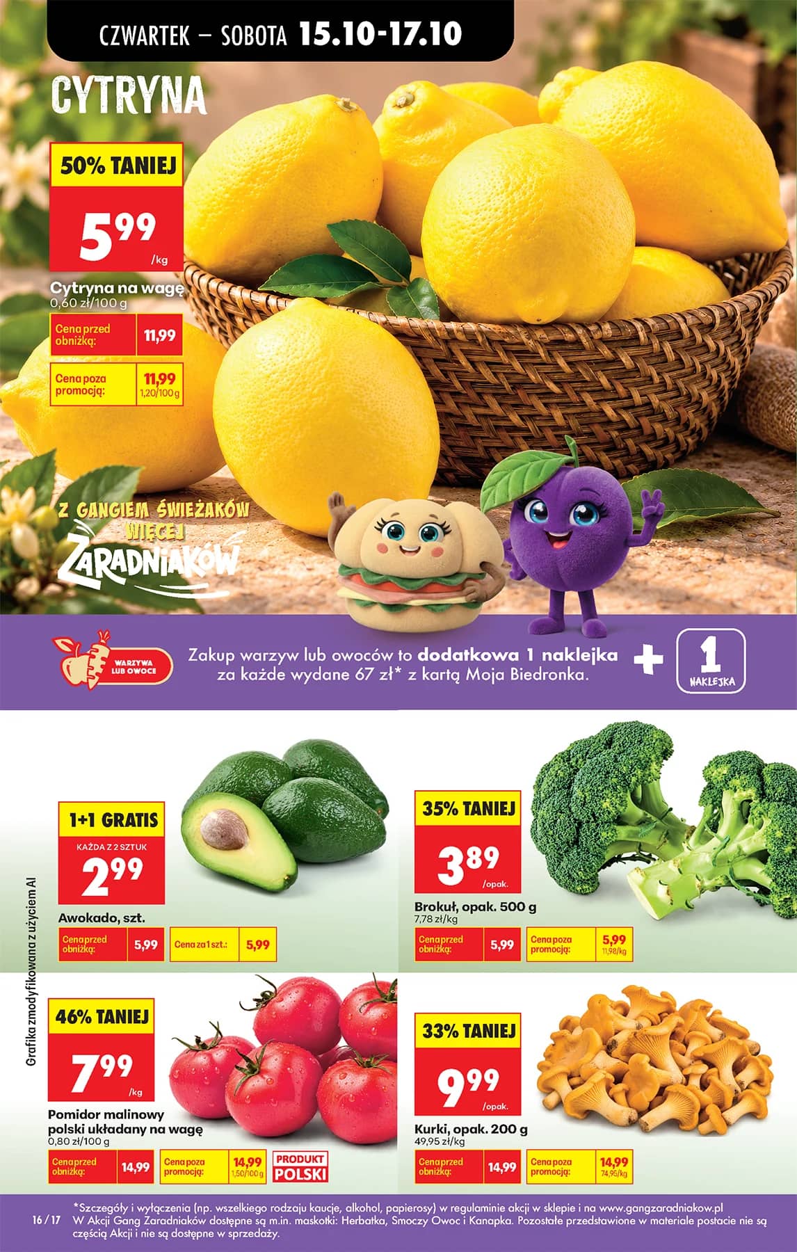 Biedronka - Codziennie niskie ceny P - oferta od 15.10 36 puslapis