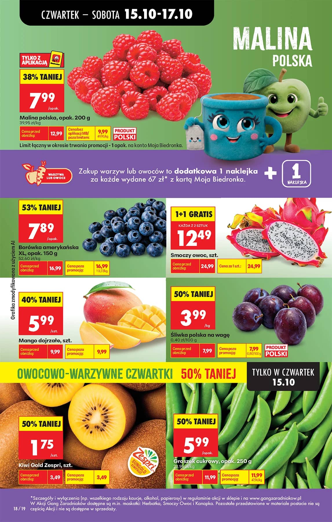 Biedronka - Codziennie niskie ceny P - oferta od 15.10 38 puslapis