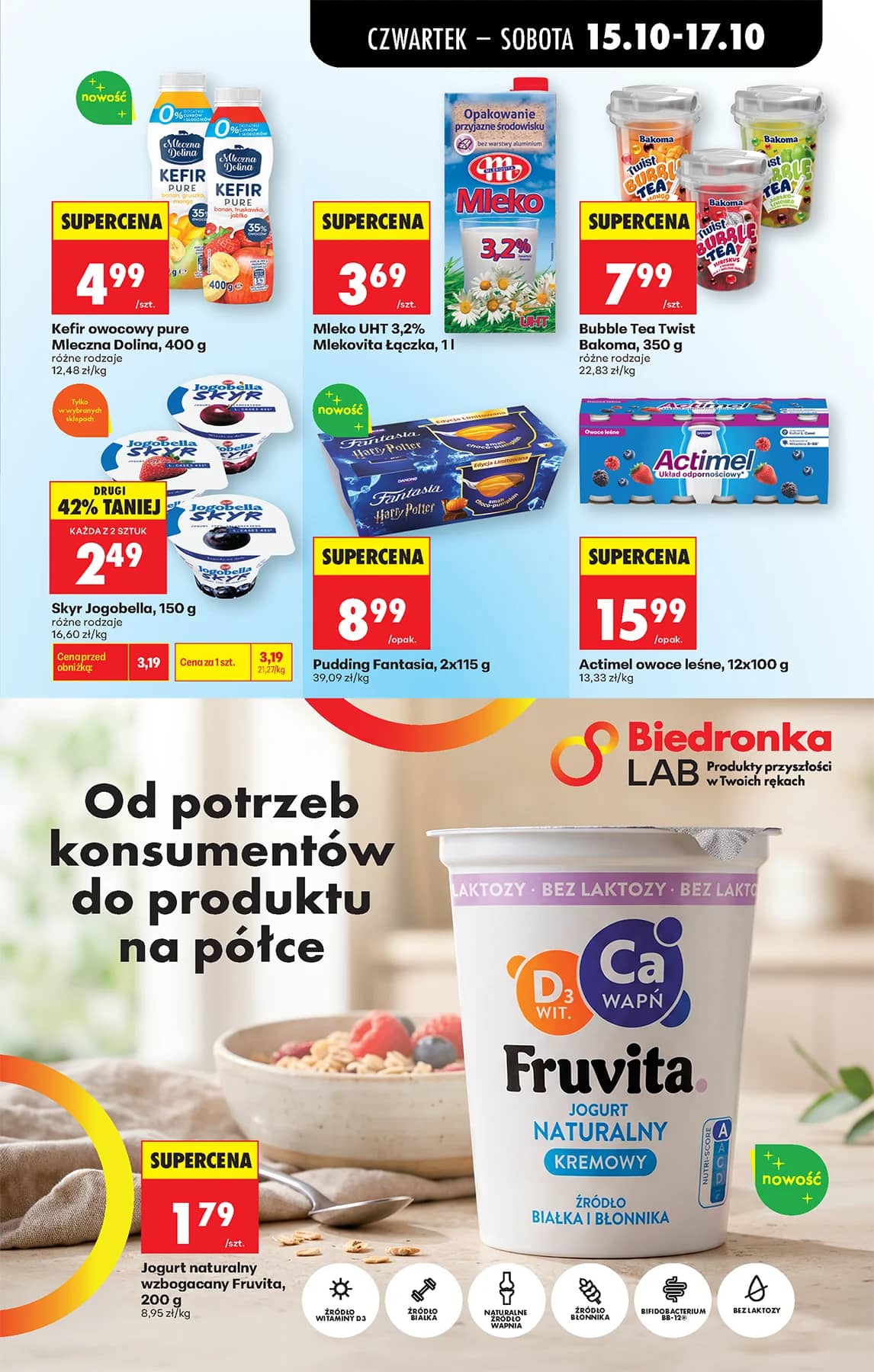 Biedronka - Codziennie niskie ceny P - oferta od 15.10 63 puslapis