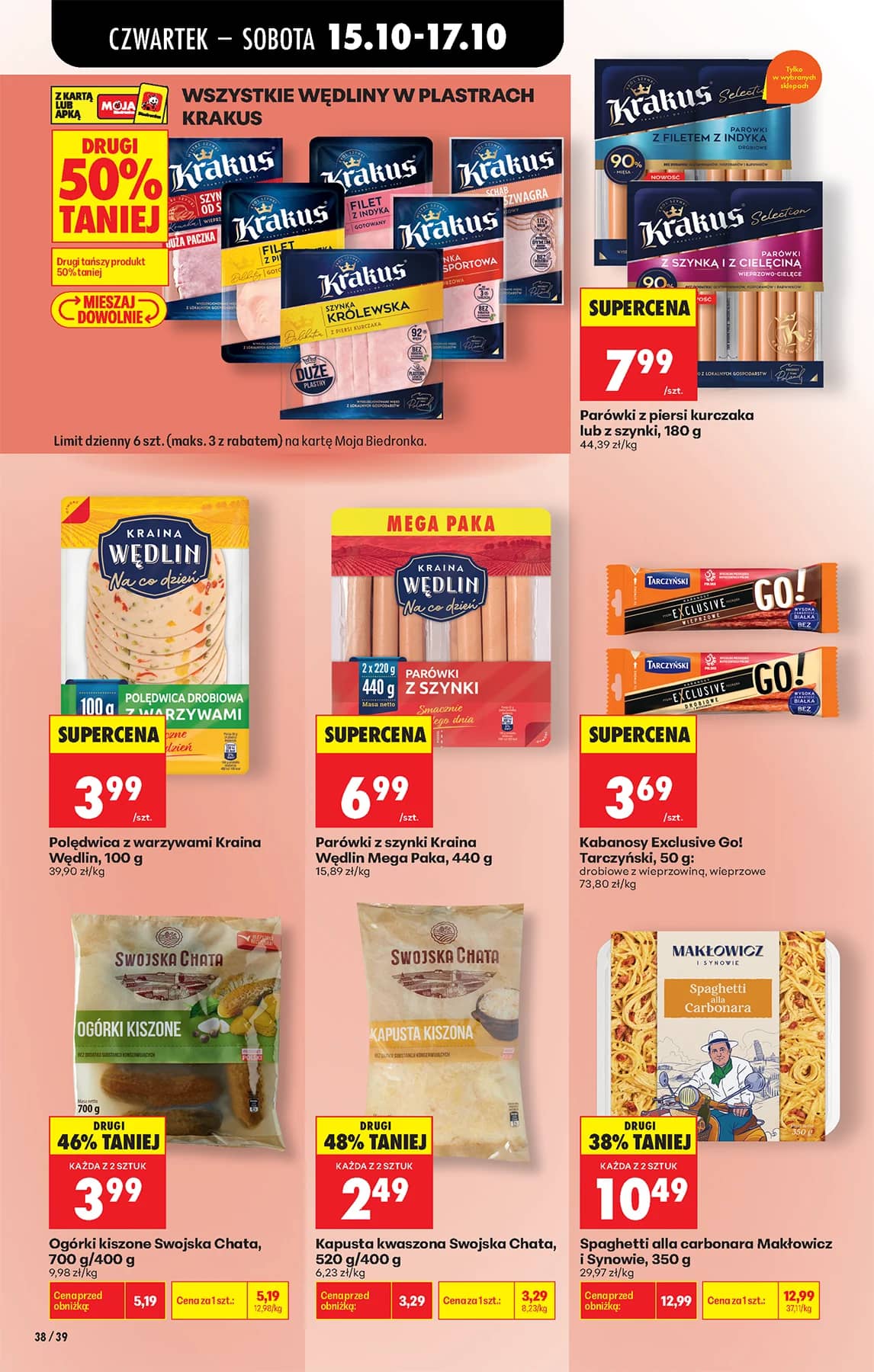 Biedronka - Codziennie niskie ceny P - oferta od 15.10 66 puslapis