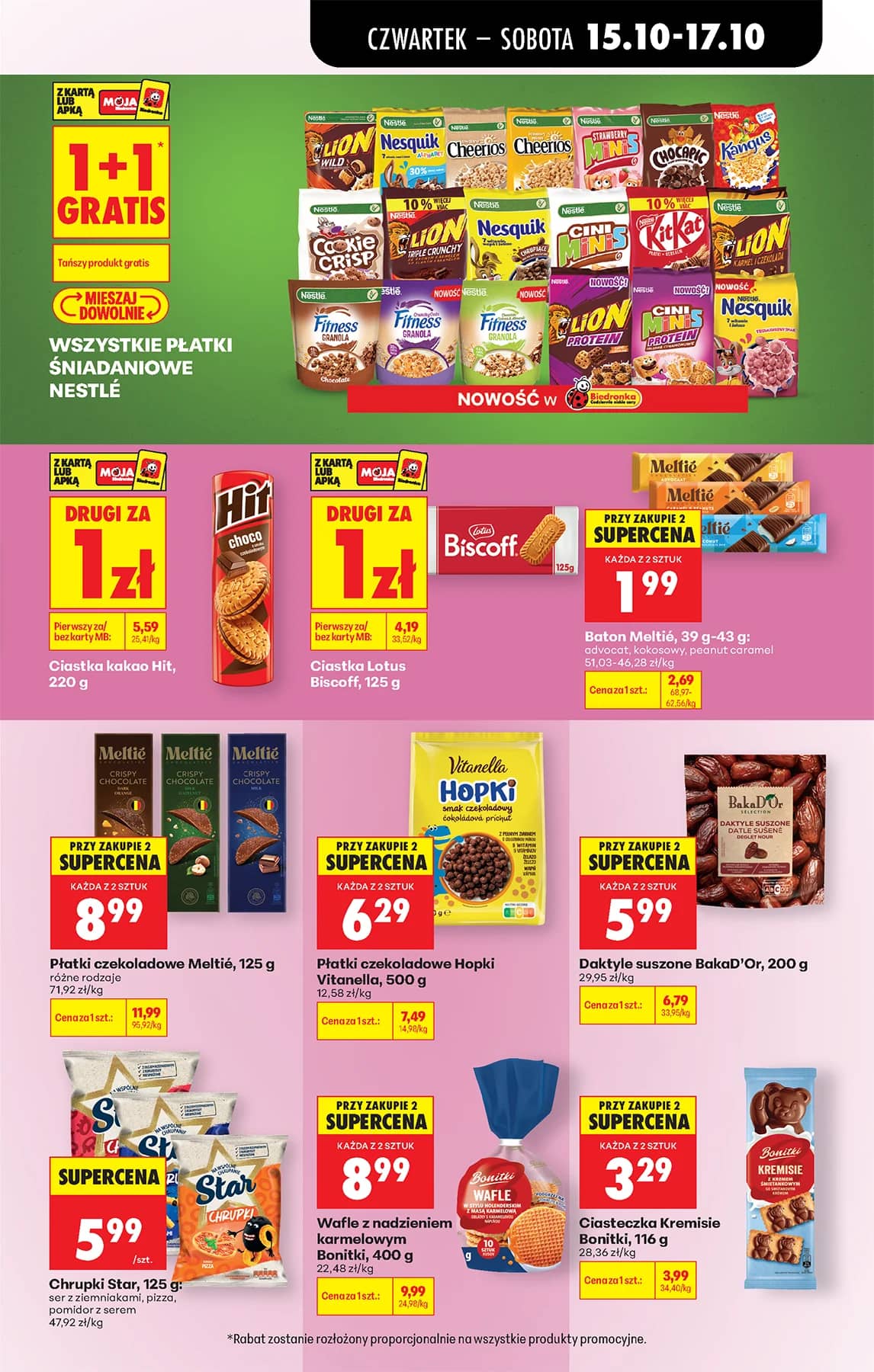 Biedronka - Codziennie niskie ceny P - oferta od 15.10 73 puslapis