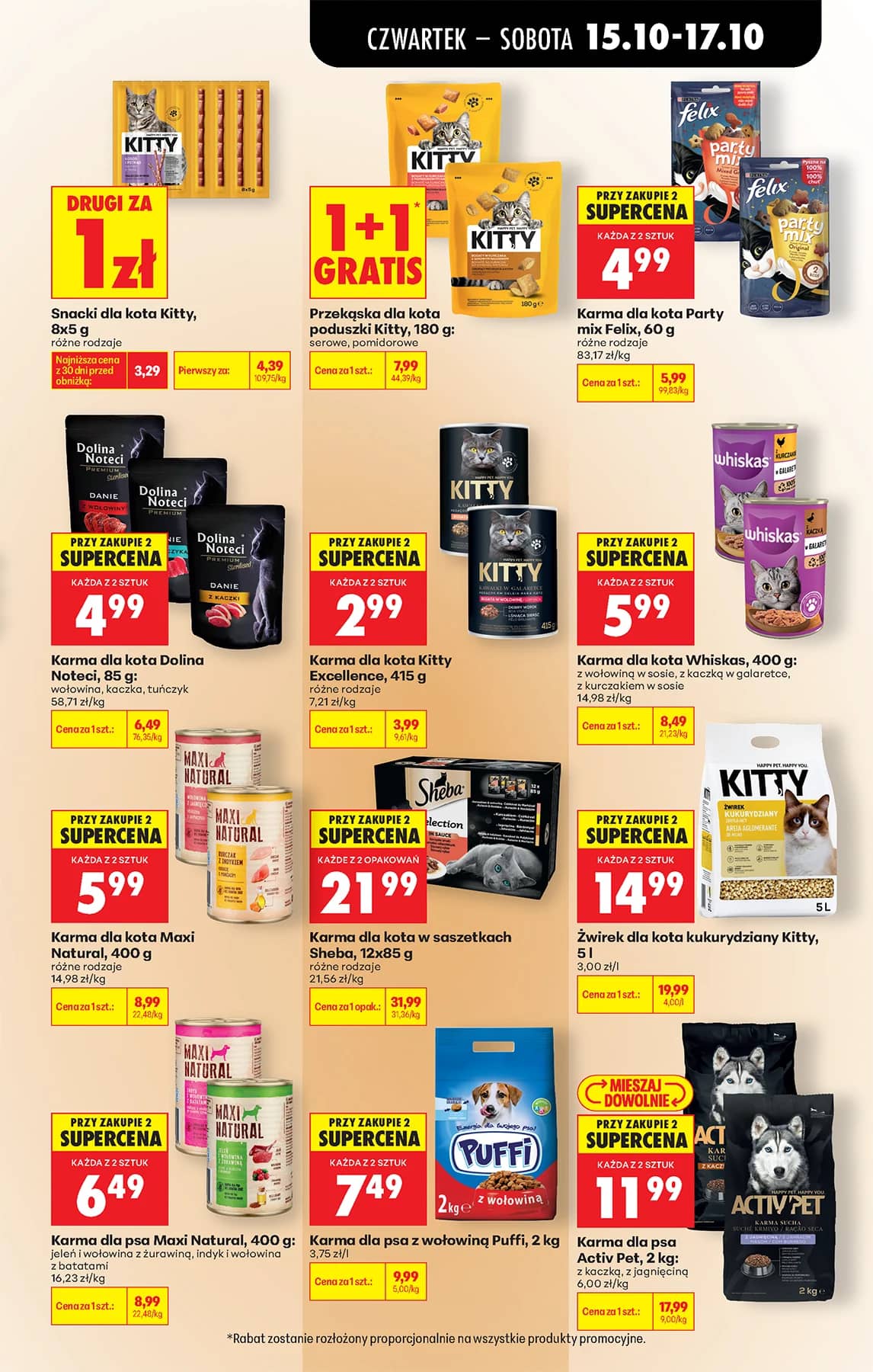 Biedronka - Codziennie niskie ceny P - oferta od 15.10 89 puslapis