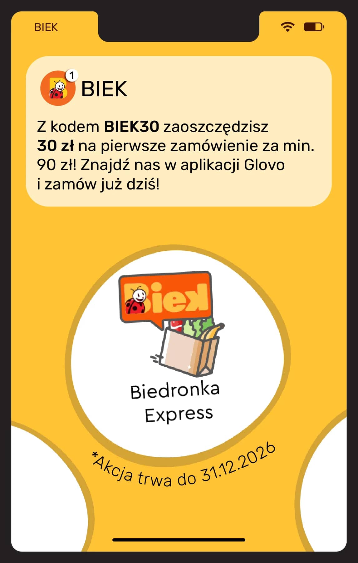 Biedronka - Biek od 23.10 22 puslapis
