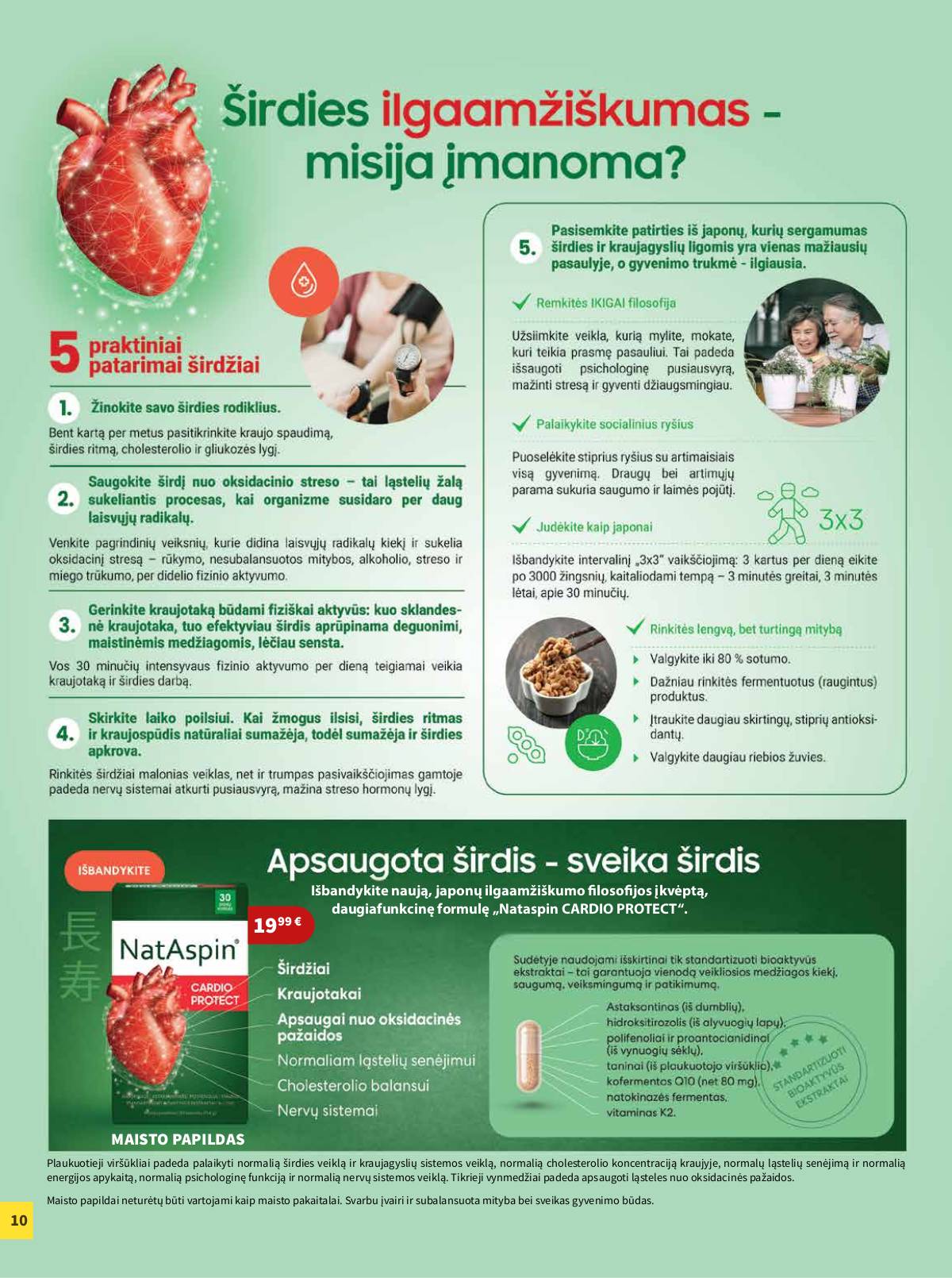 Camelia - Camelia vaistinė Rugpjūčio mėnesio akcijų leidinys | 2025-08-01 - 2025-08-31 10 puslapis