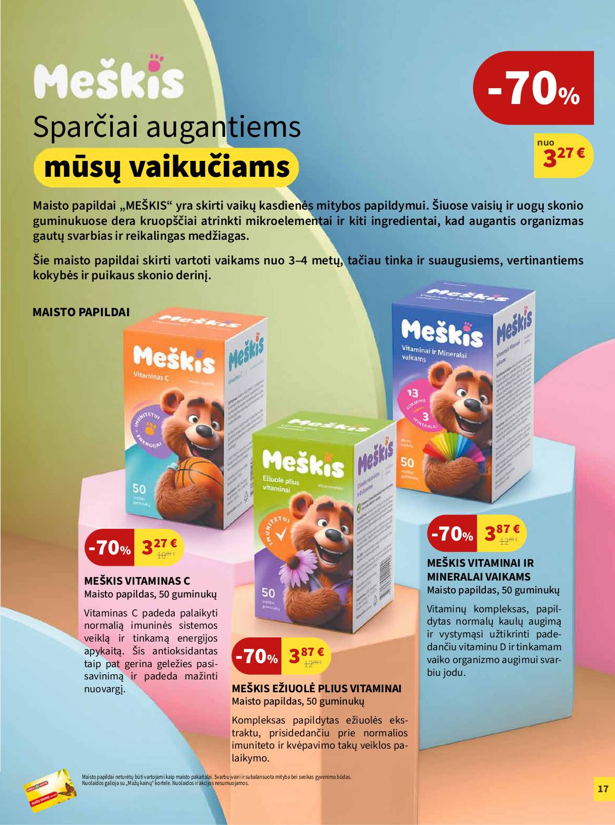 Camelia - Camelia vaistinė Rugpjūčio mėnesio akcijų leidinys | 2025-08-01 - 2025-08-31 17 puslapis