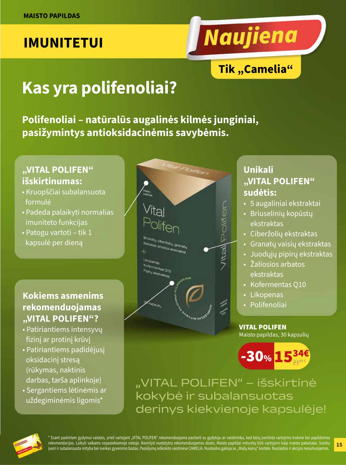 Camelia - Camelia akcijų leidinys 15 puslapis