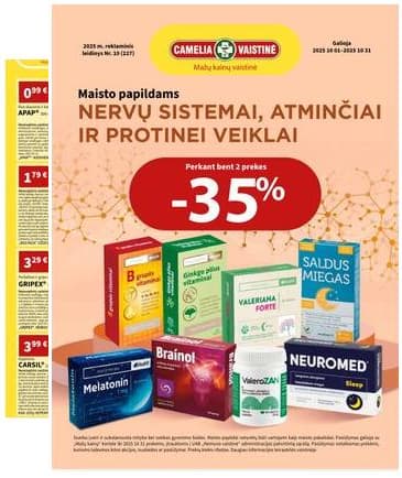 Camelia - Camelia akcijų leidinys 2025-11-01 – 2025-11-30