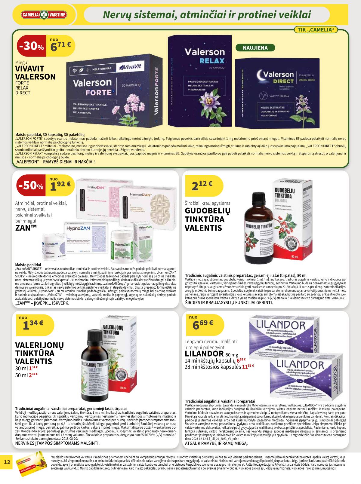 Camelia - Camelia akcijų leidinys 12 puslapis